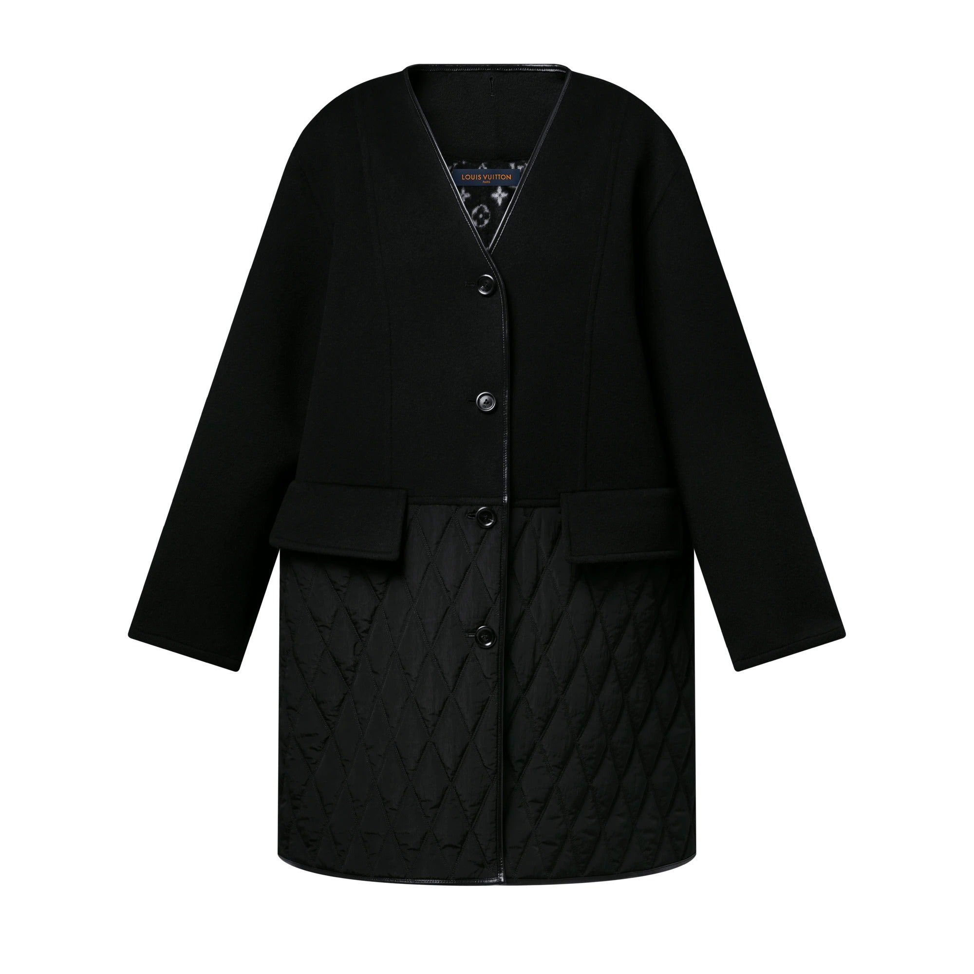 Quilt Accent Coat