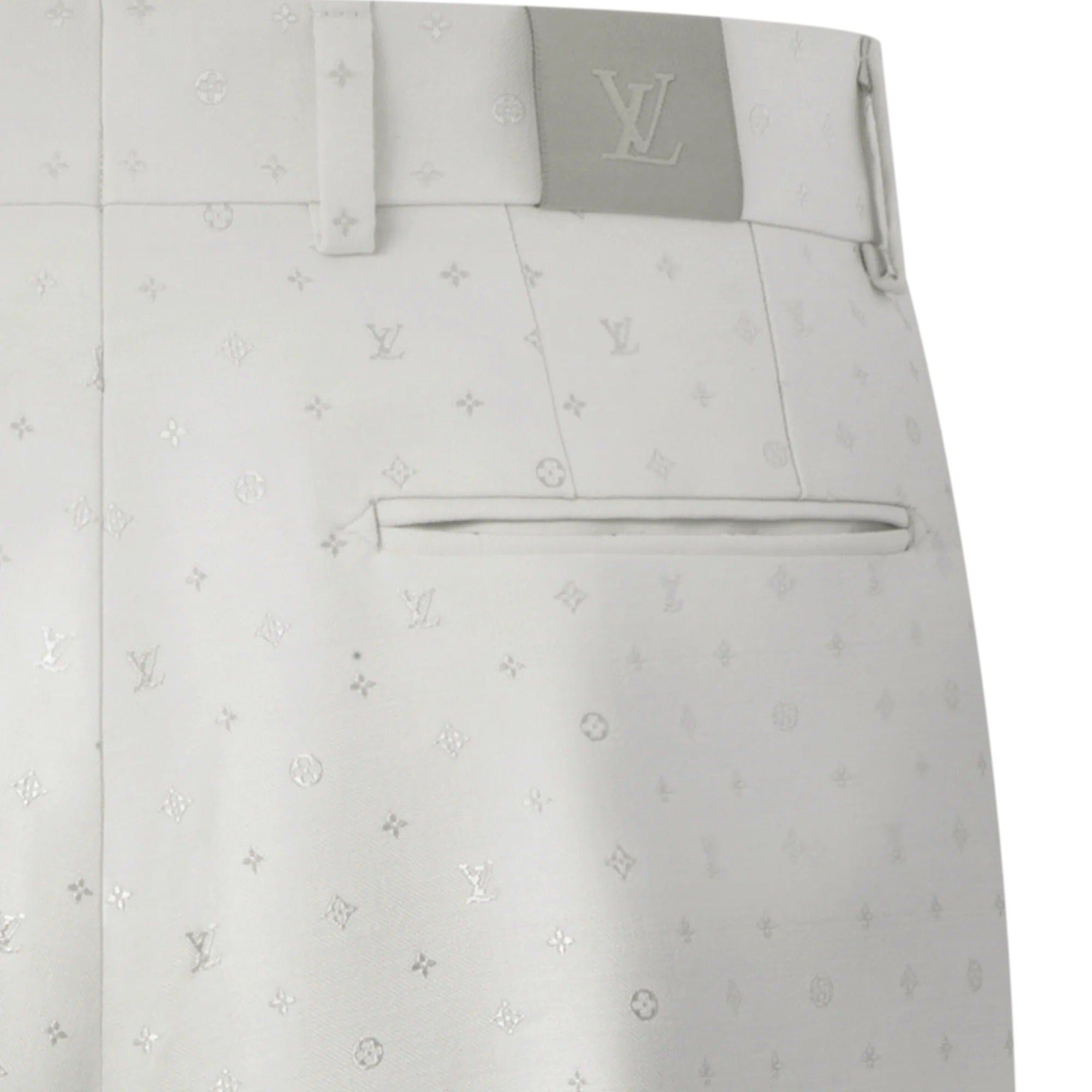 Monogram Silk-Mohair-Blend Gaston Pants
