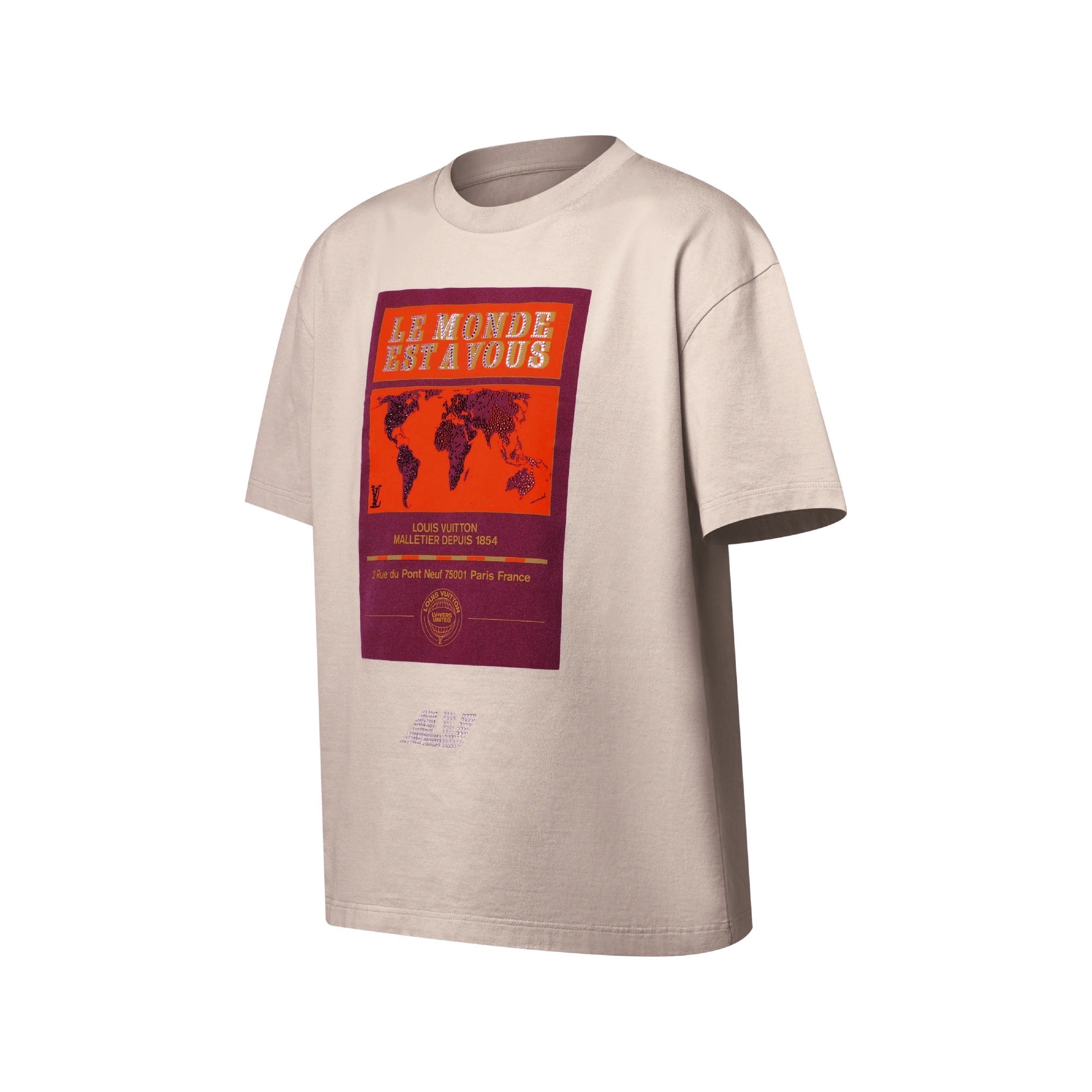 Embellished Graphic Cotton T-Shirt