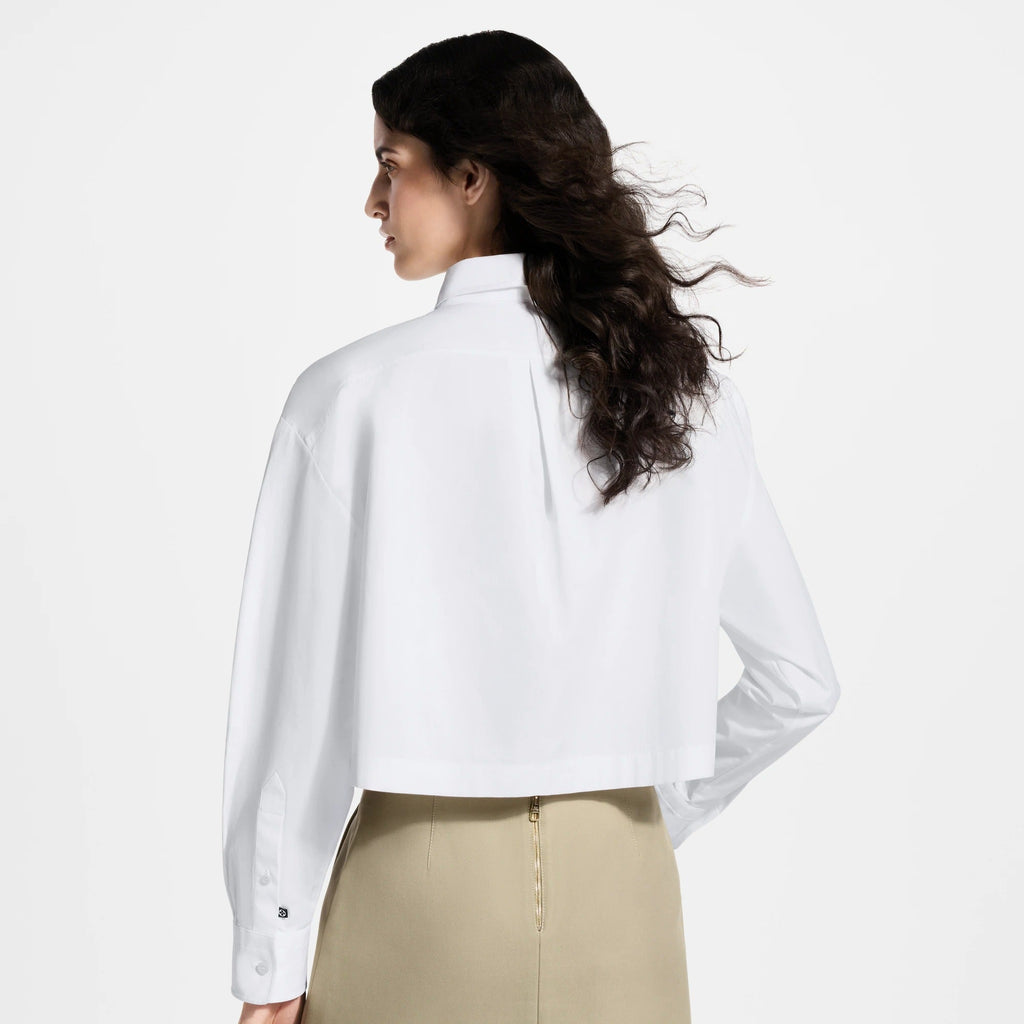 Cropped Bowtie Shirt
