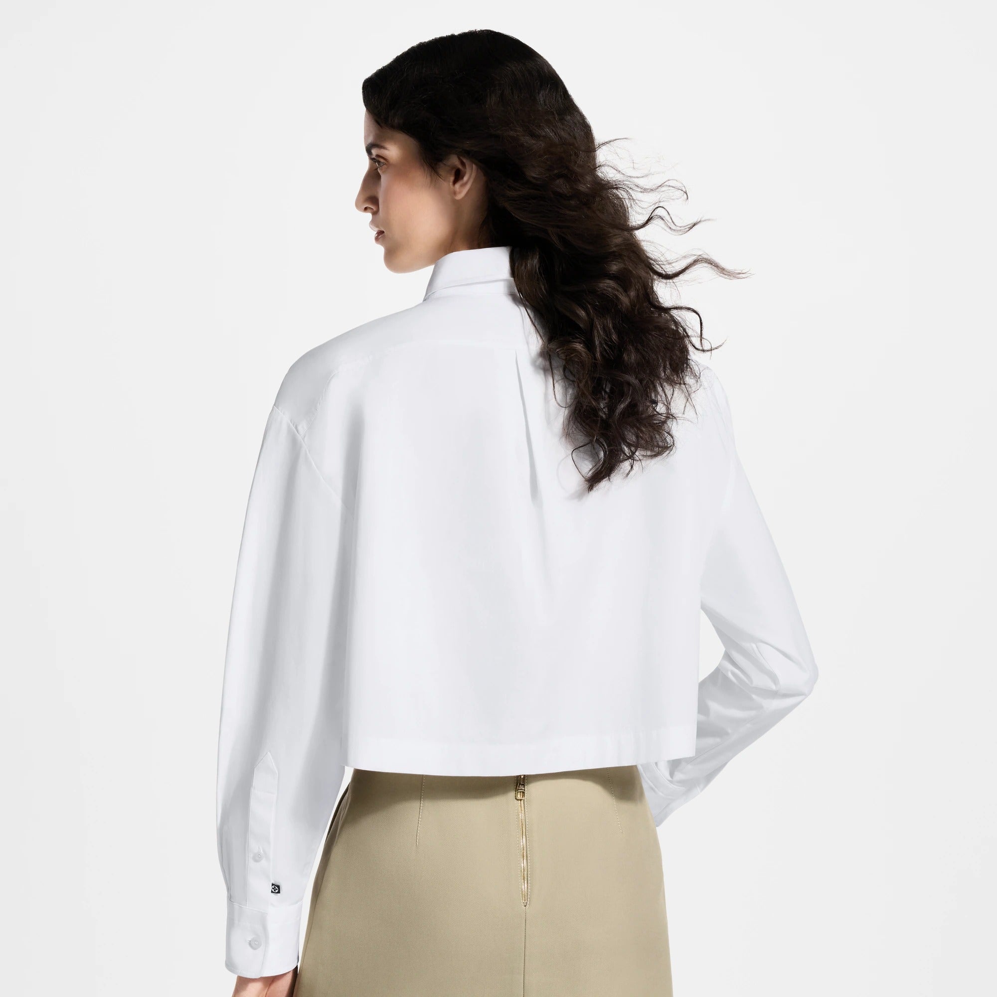 Cropped Bowtie Shirt