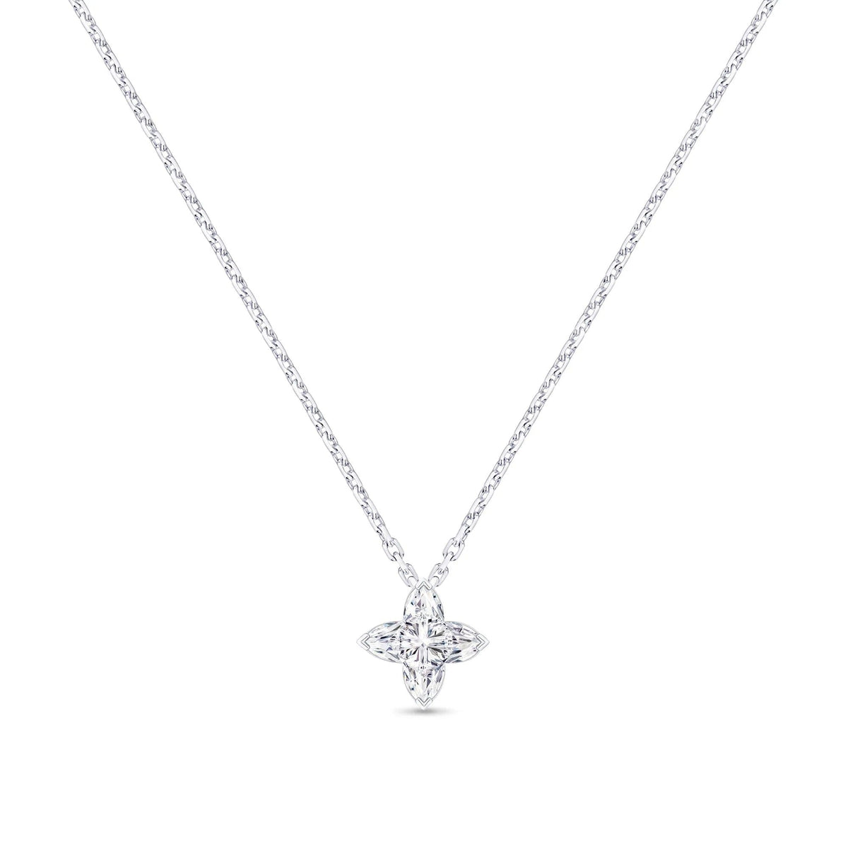 LV Diamonds Pendant, LV Monogram Star cut