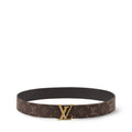 LV Initiales Monogram Denim 40mm Belt