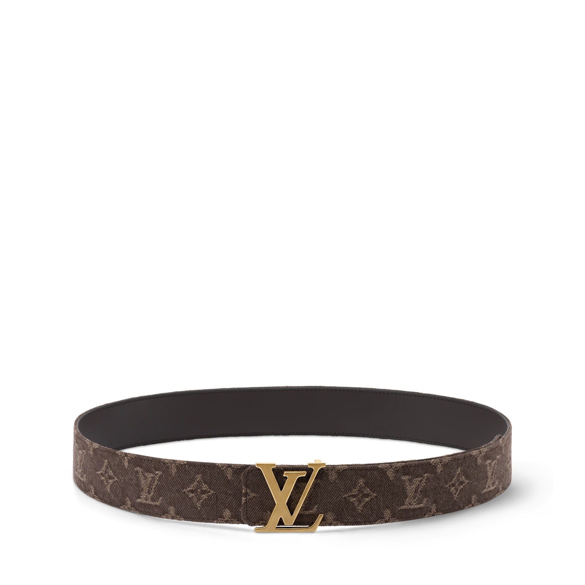 LV Initiales Monogram Denim 40mm Belt