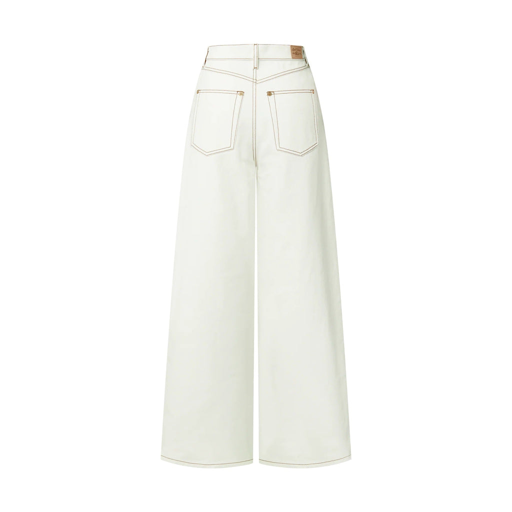 Contrast Stitch Utility Jeans
