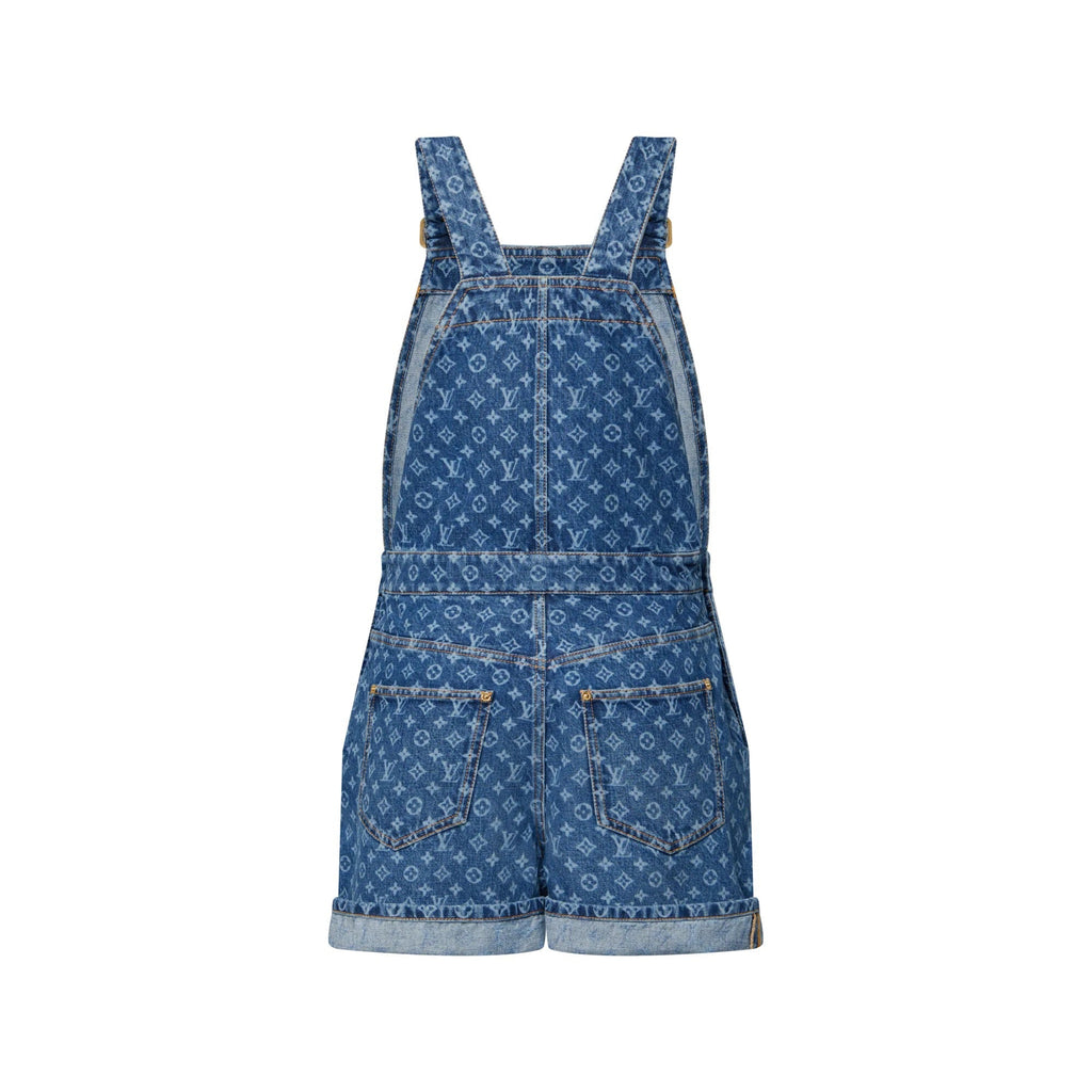 Monogram Denim Overalls