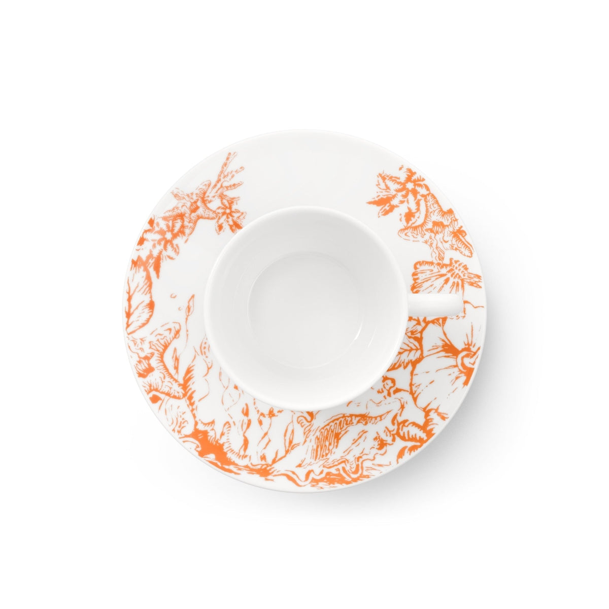 Set Of 2 Coffee Cups and Saucers LV By The Pool
