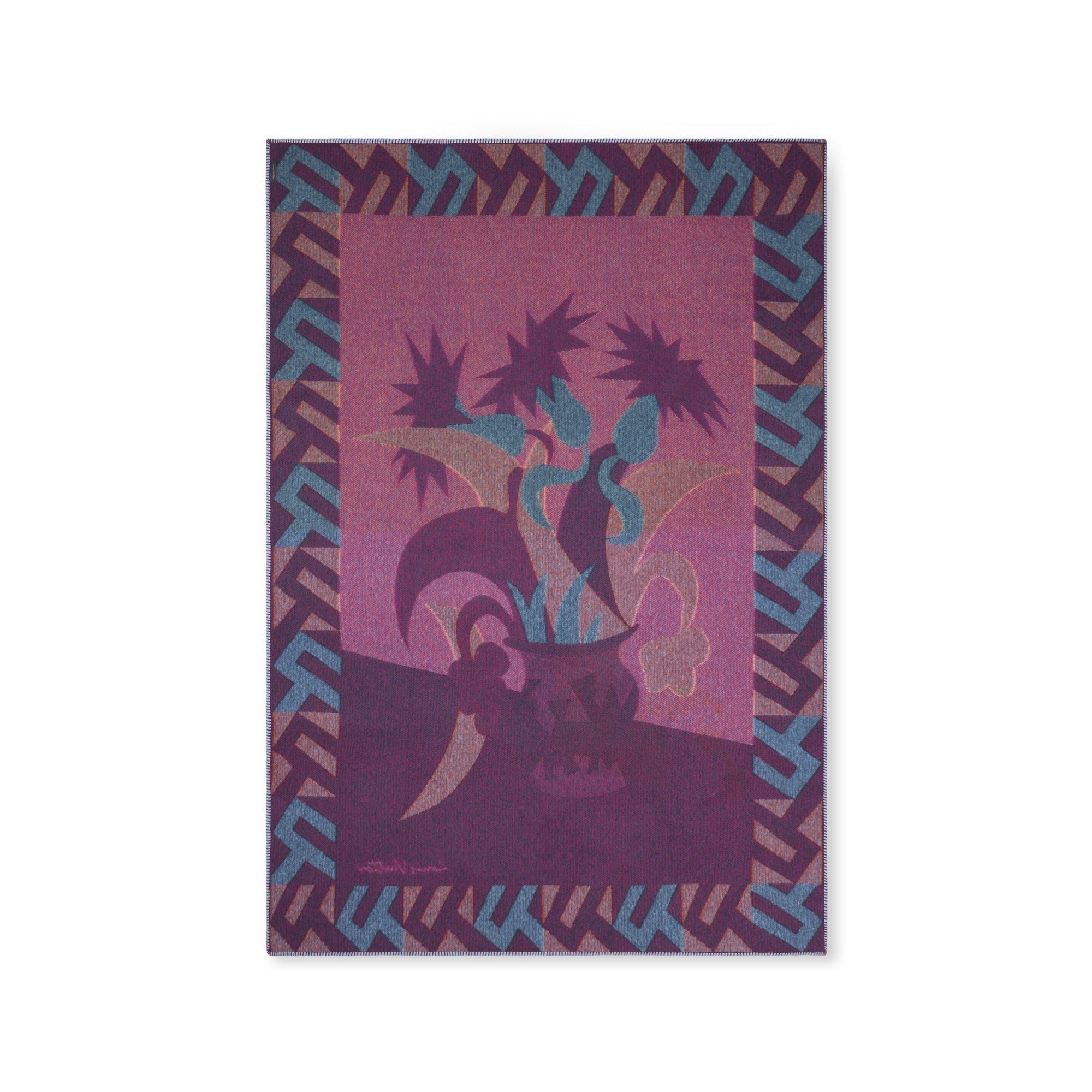 Animali Fantastici Flowers Throw Blanket
