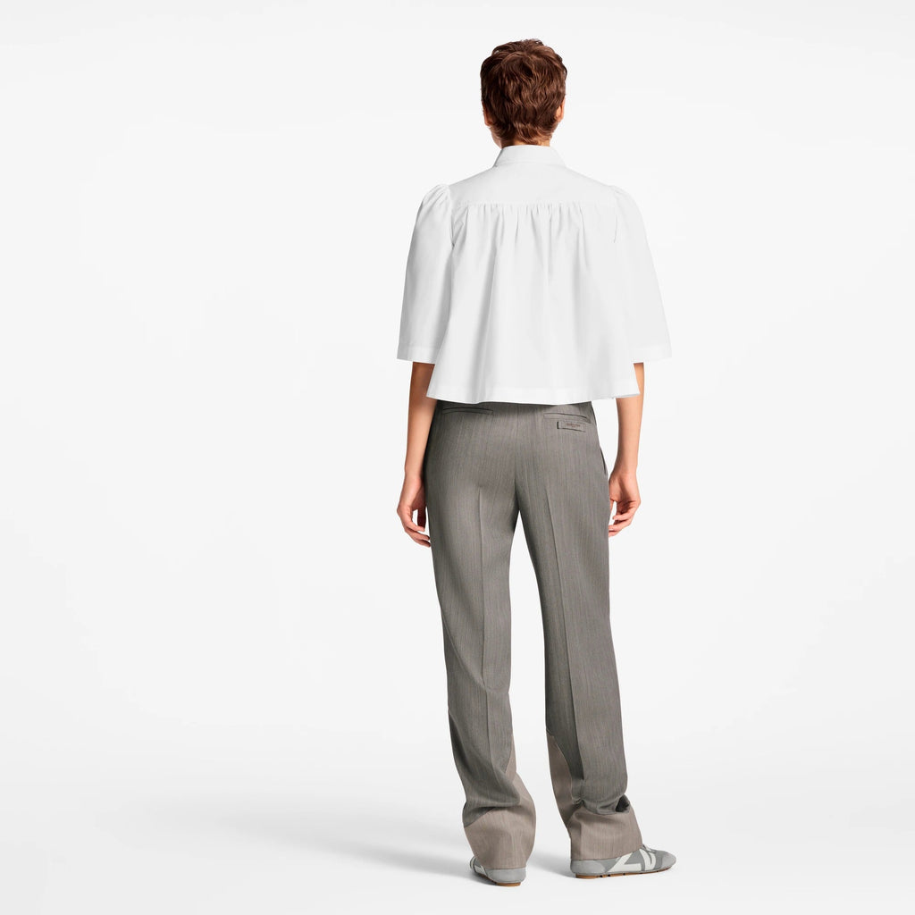 Cropped Flap Pocket Shirt