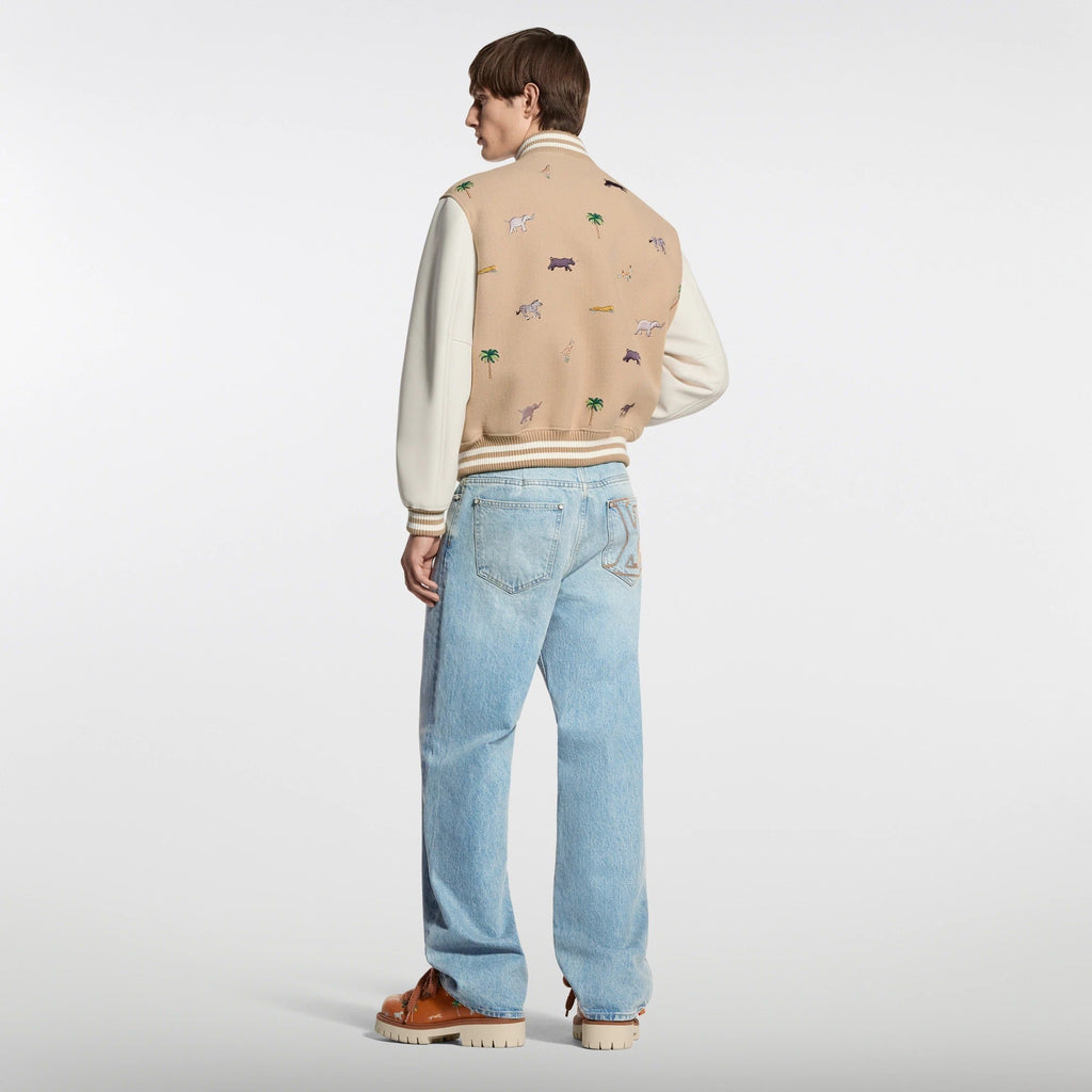 LV x The Darjeeling Limited Embroidered Varsity Blouson