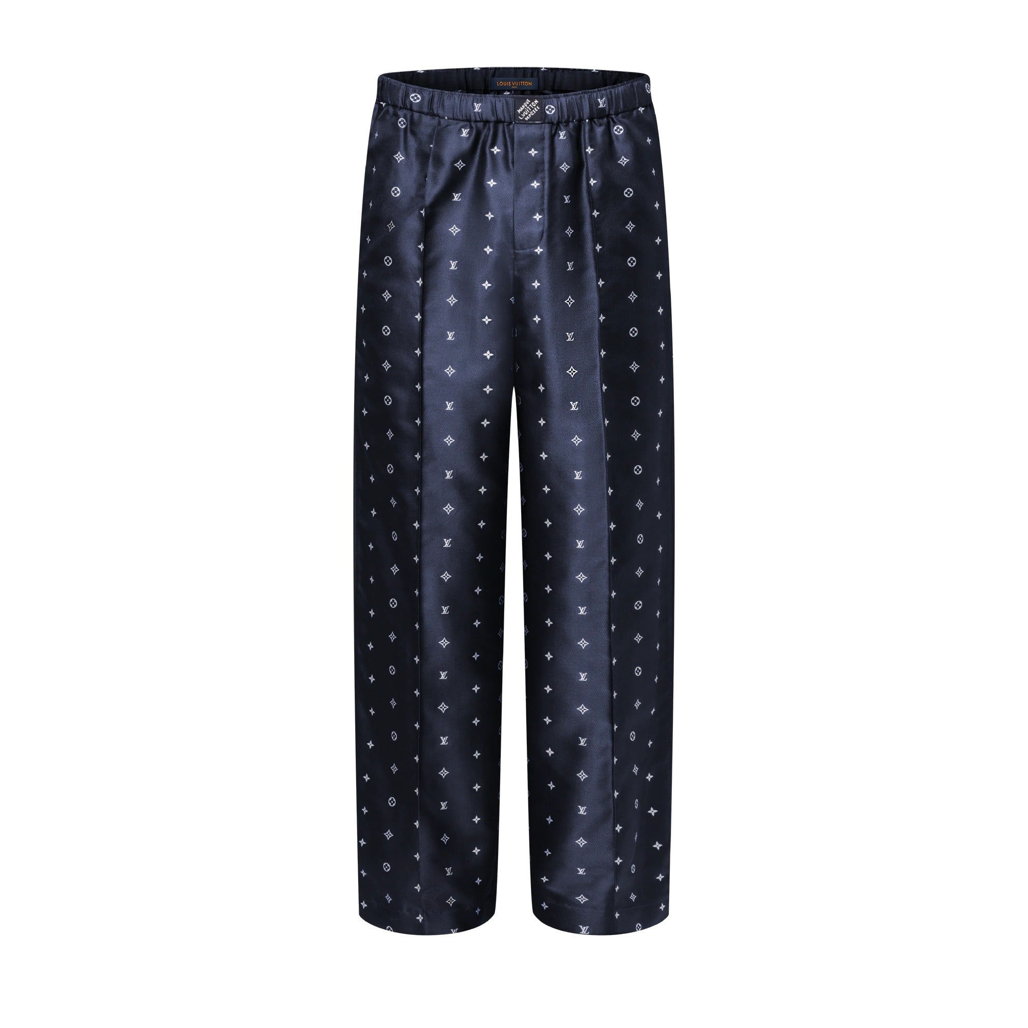 Monogram Silk Pajama Pants