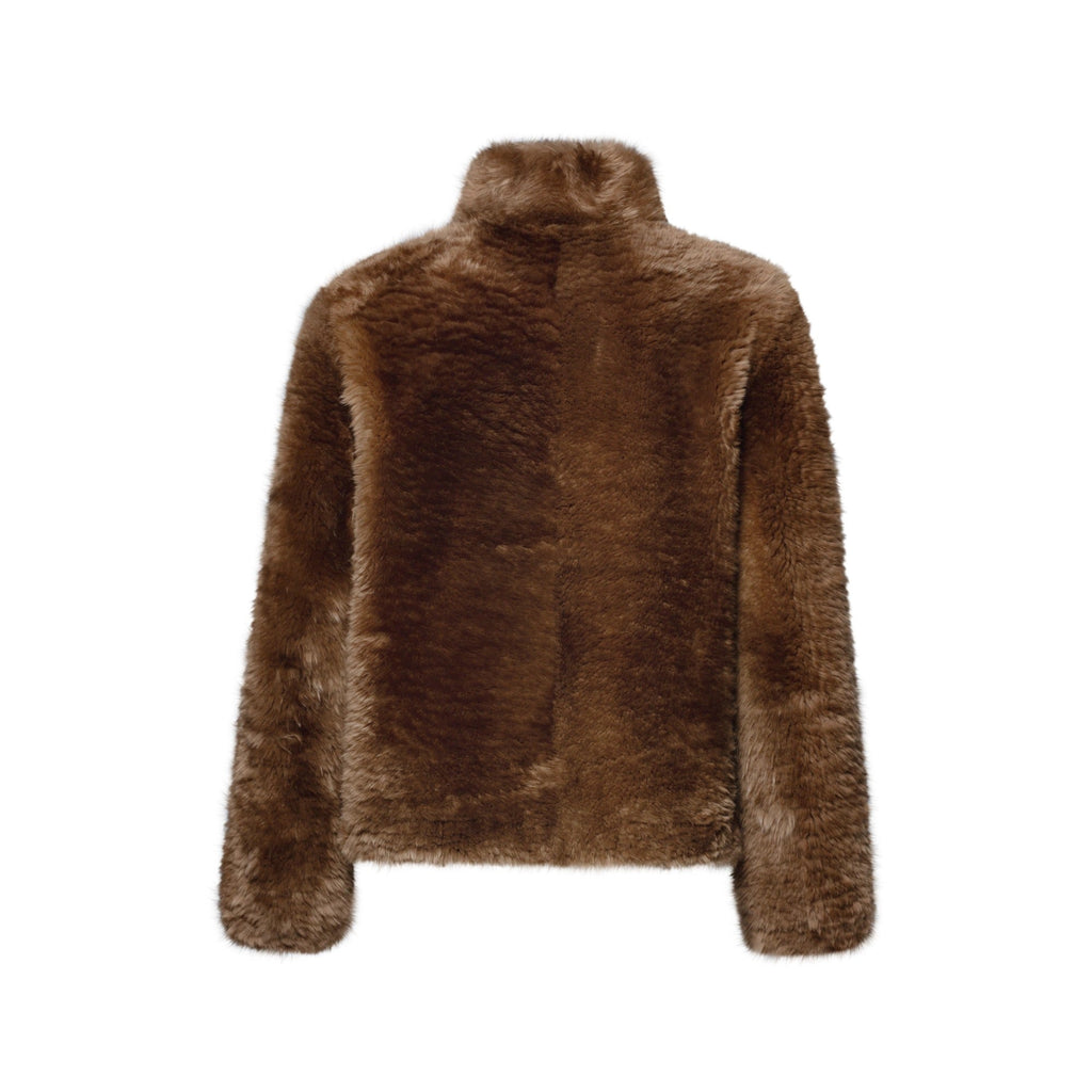 Shearling Half-Zip Anorak