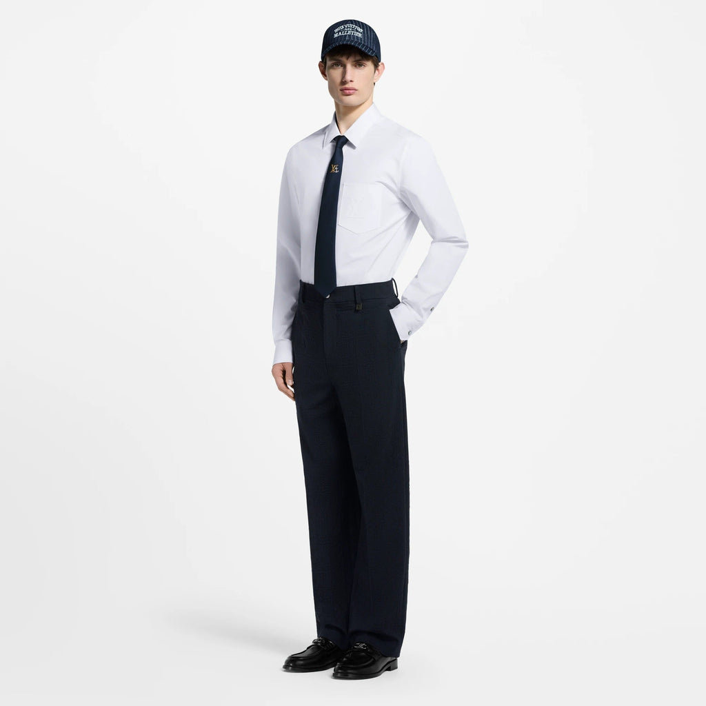 Textured Tailored Pants