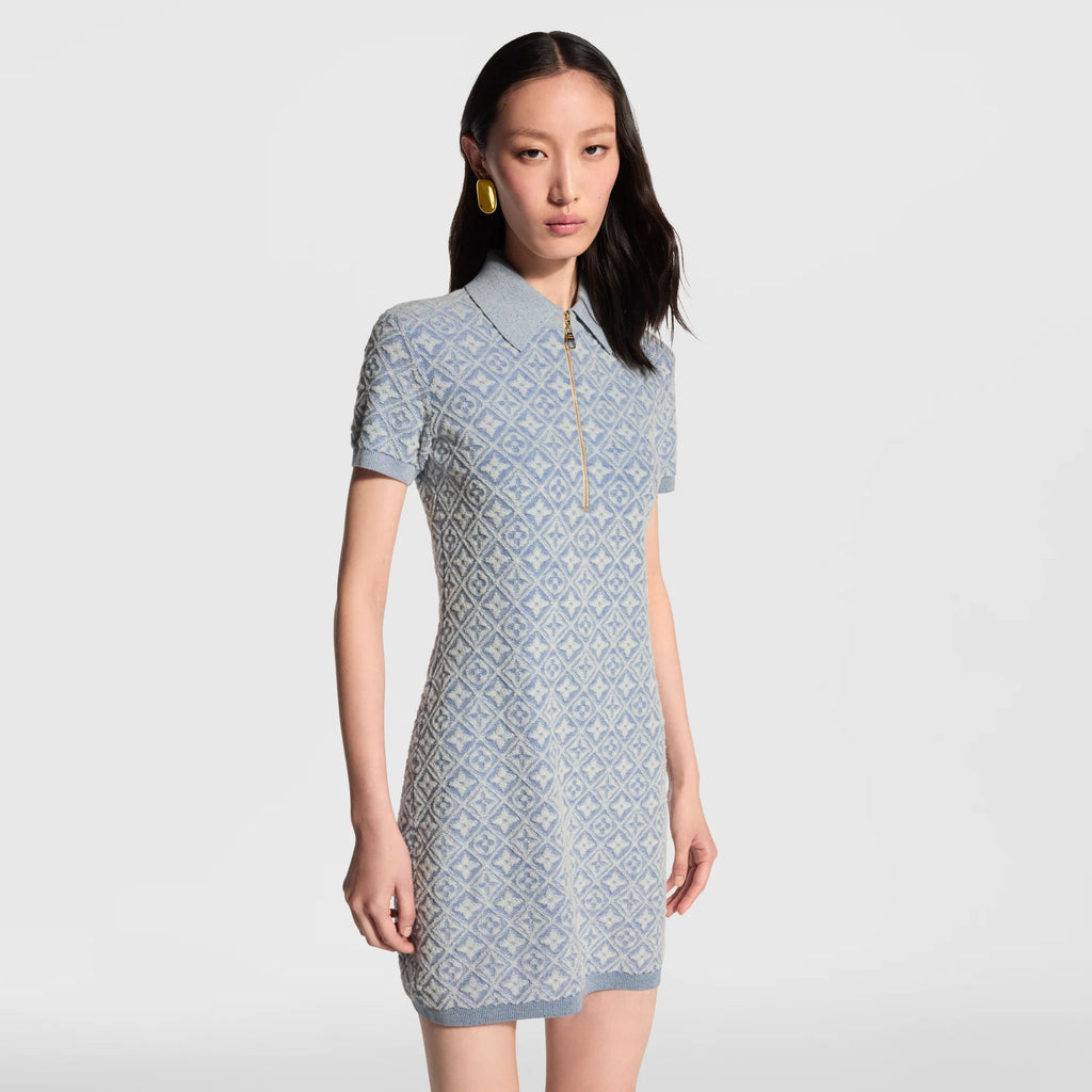 Monogram Toweling Polo Dress