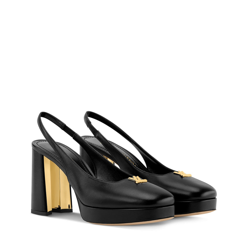 Swing Platform Slingback Pump