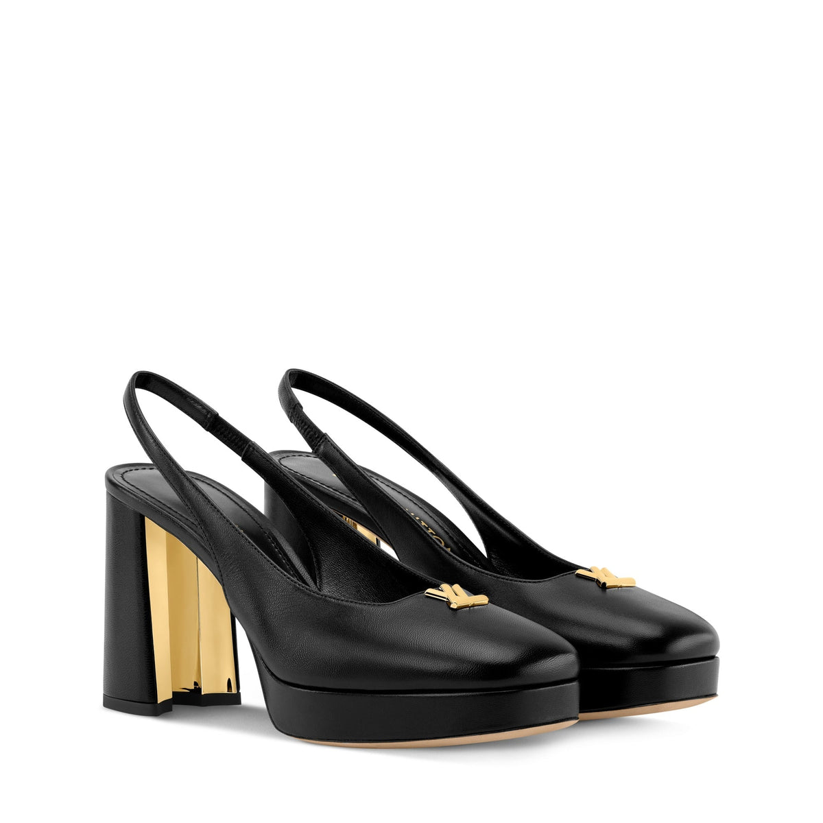 Swing Platform Slingback Pump