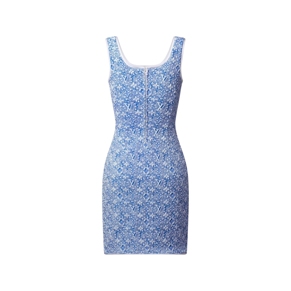 Monogram Foliage Tank Dress
