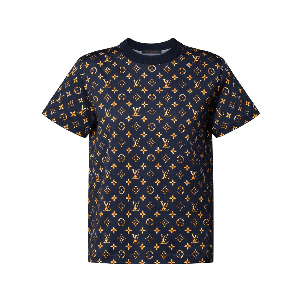 Chrome Monogram Print T-Shirt