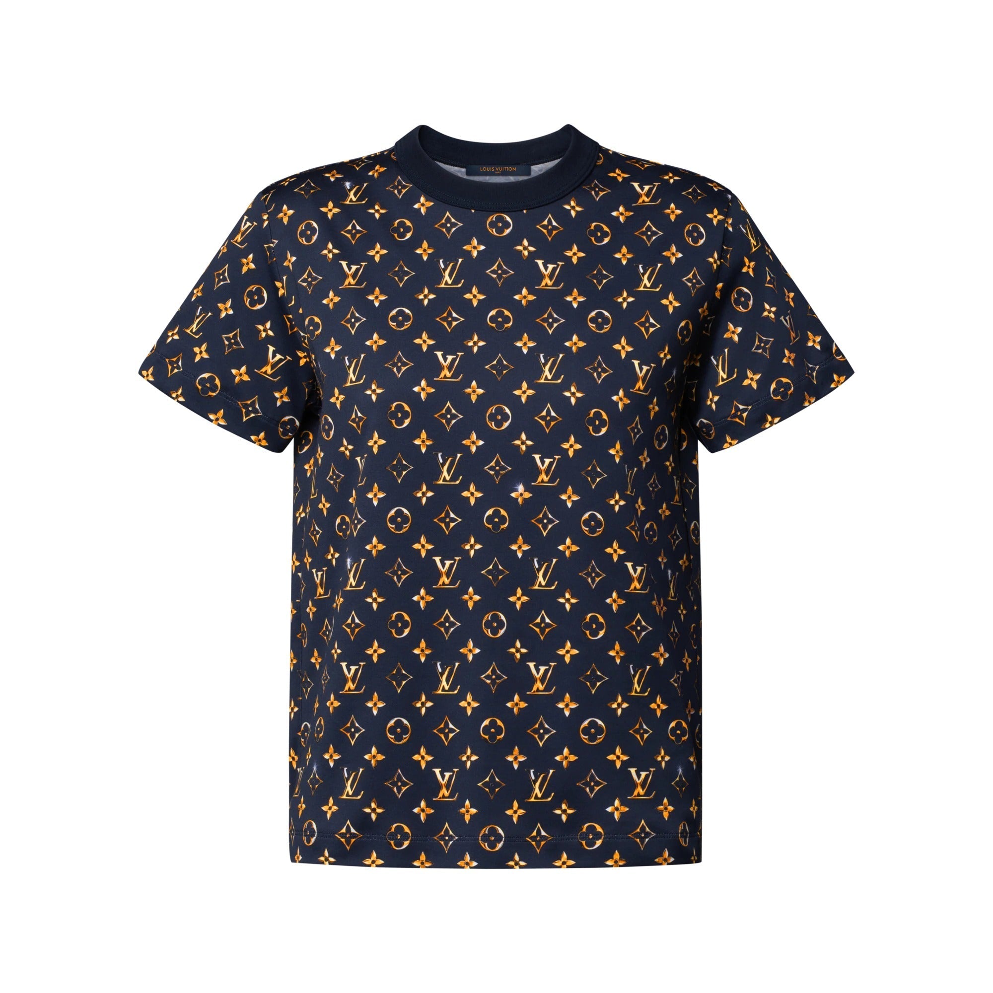 Chrome Monogram Print T-Shirt