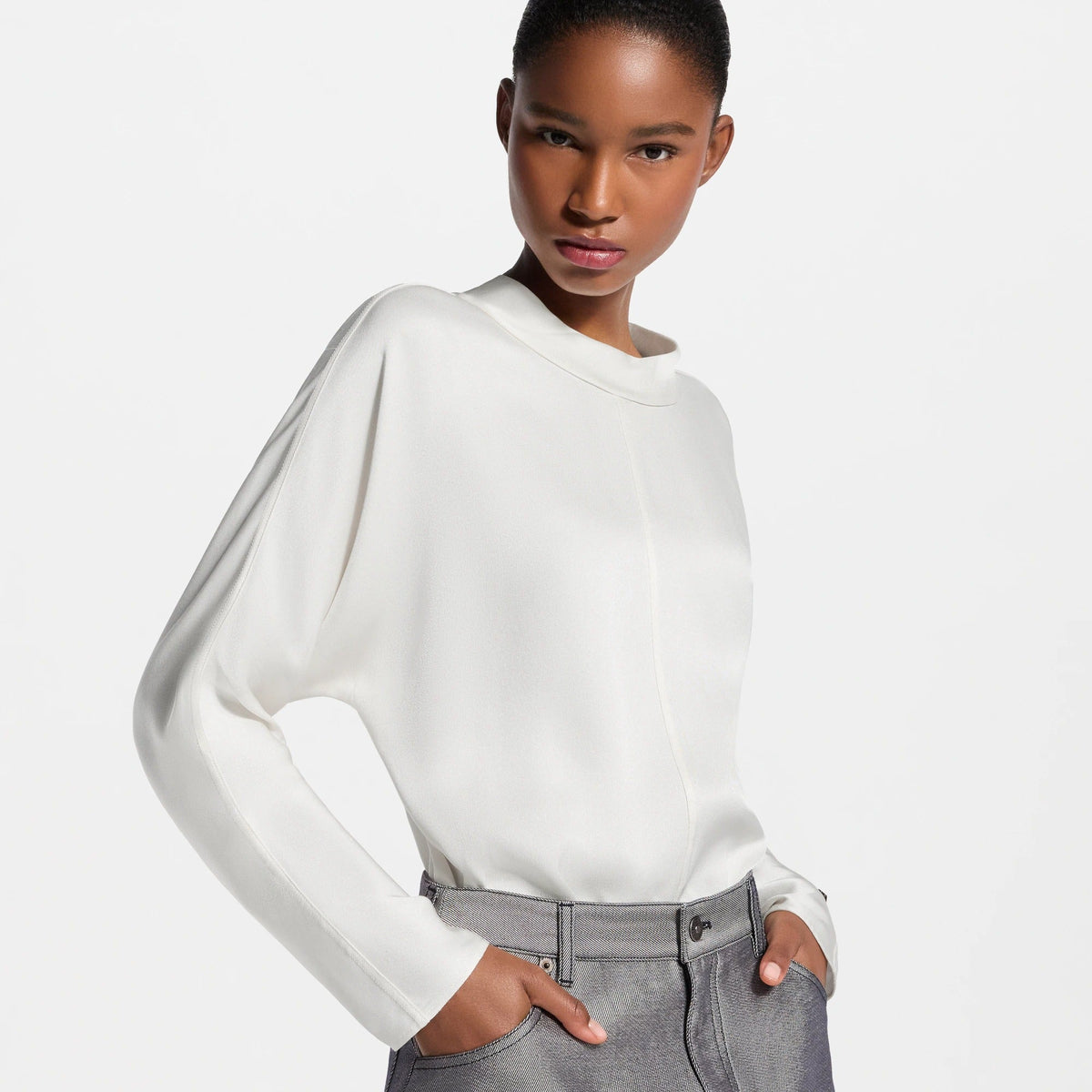 Standing Collar Blouse