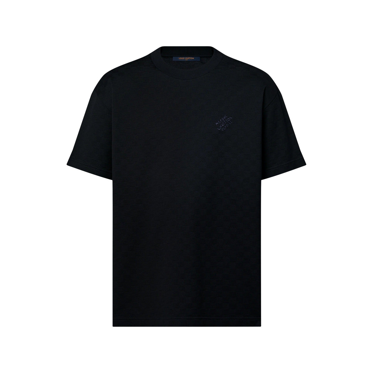 Damier Cotton Pique T-Shirt