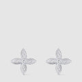 Idylle Blossom Earrings, White Gold & Diamonds