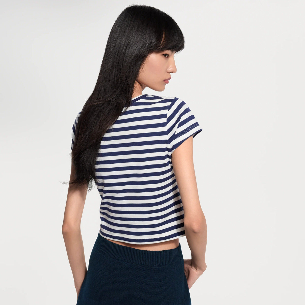 Striped Fitted T-Shirt