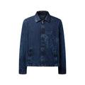 Technical Zippered Indigo Jacket