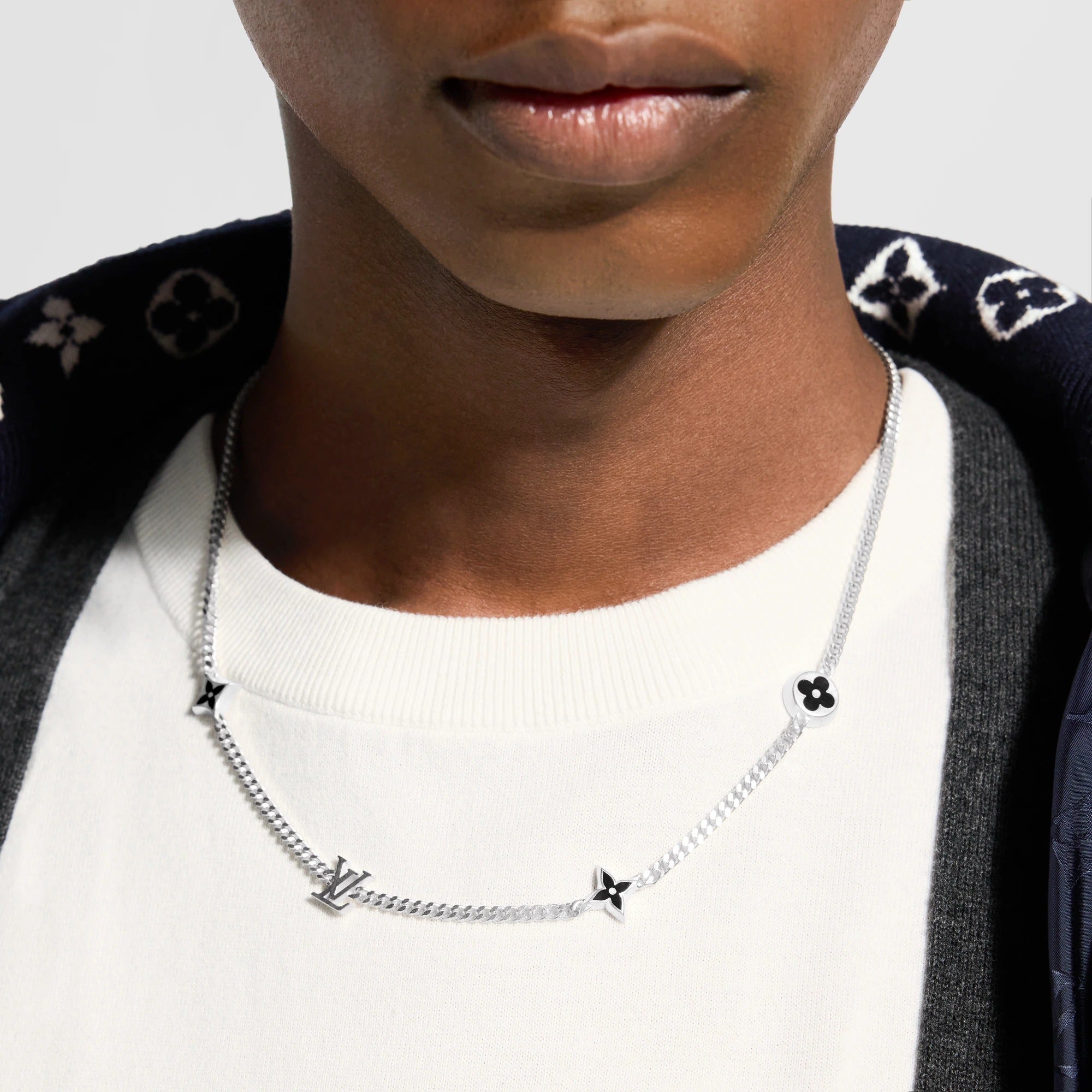 LV Spike Charms Necklace