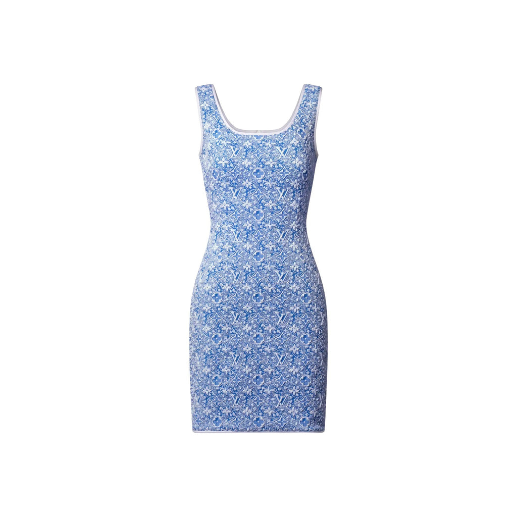 Monogram Foliage Tank Dress