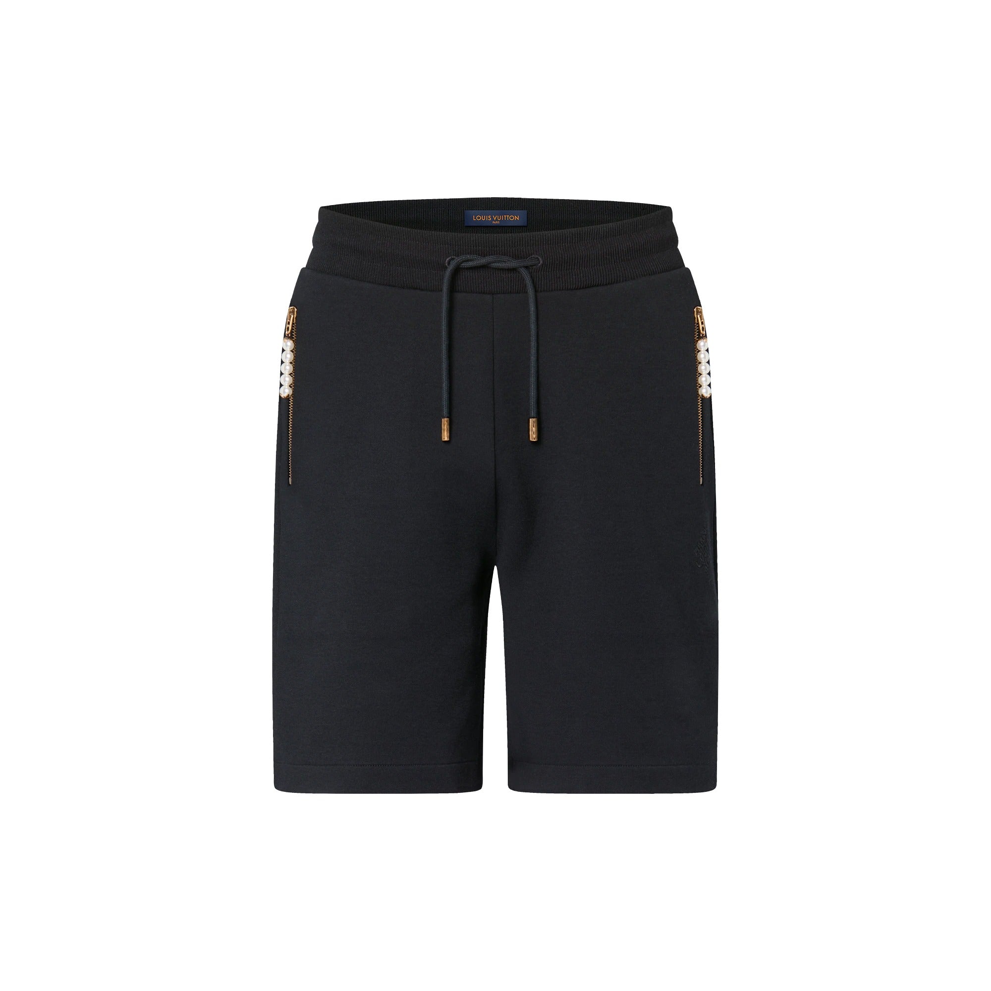 Embroidered Jersey Shorts