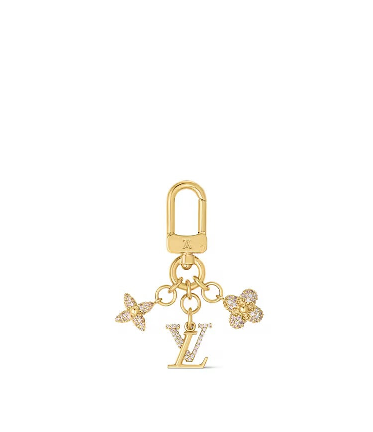 Micro Charms LV Iconic Key Holder
