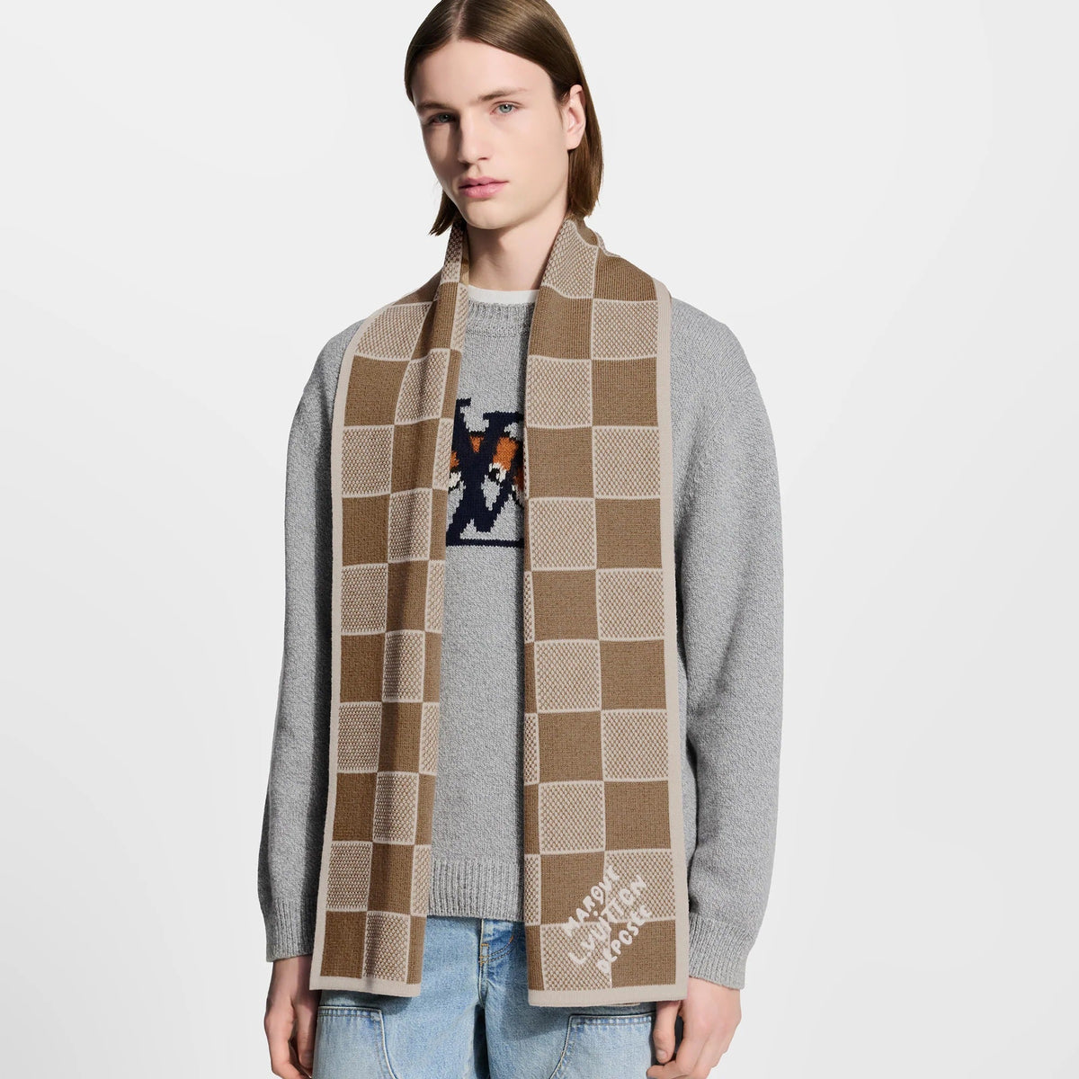 Damier Heritage Scarf
