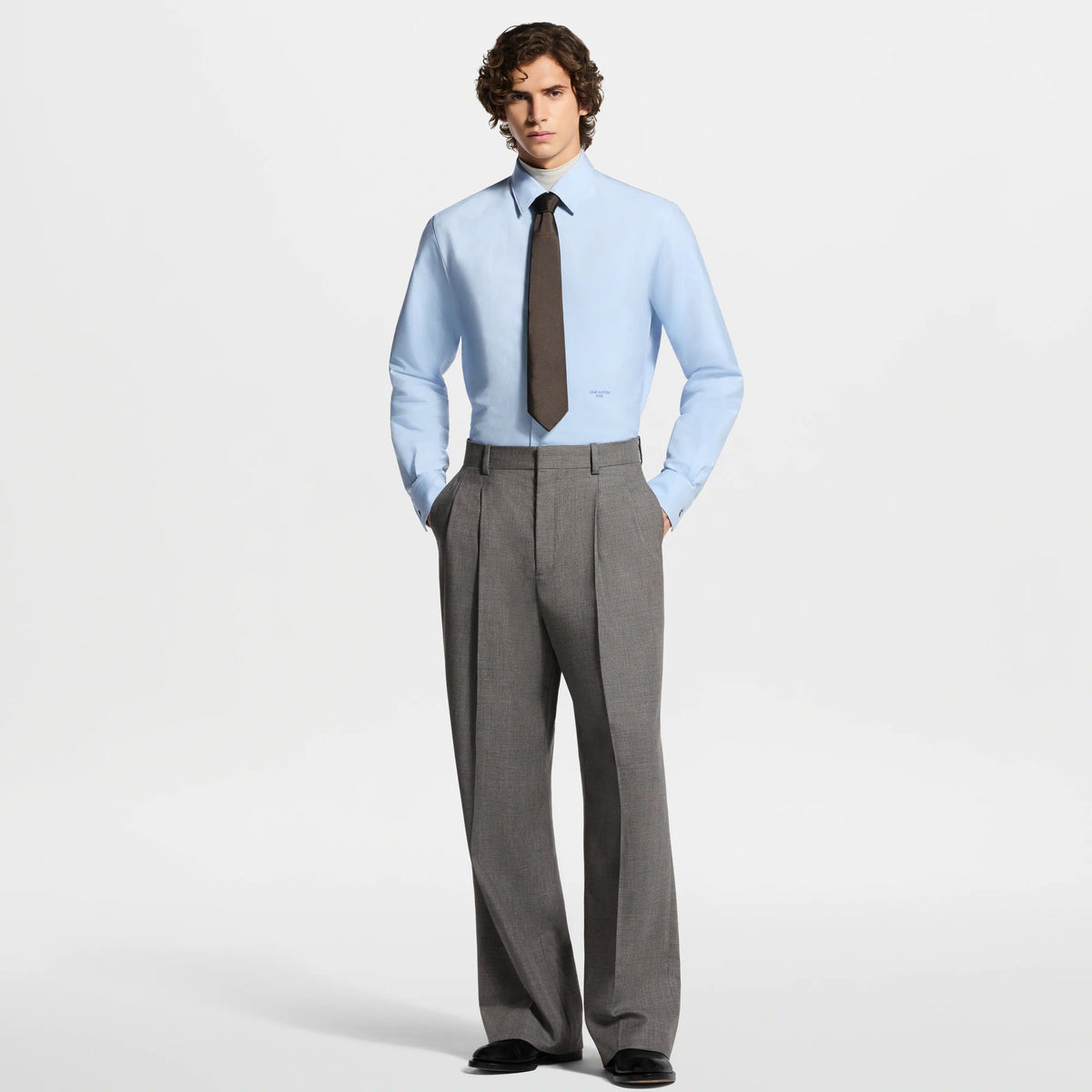 Long-Sleeved Oxford Shirt