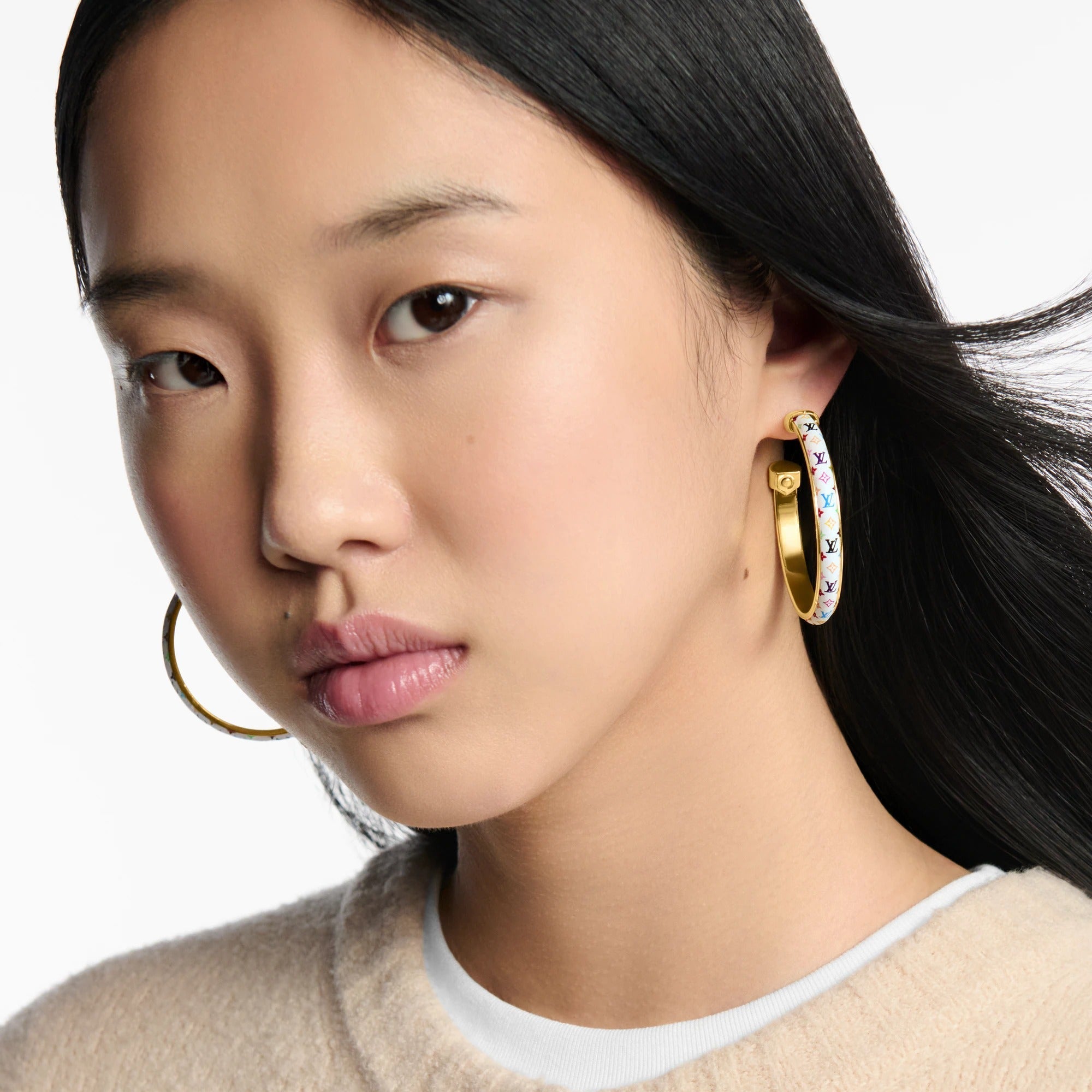LV x TM Monogram Multicolor Earrings