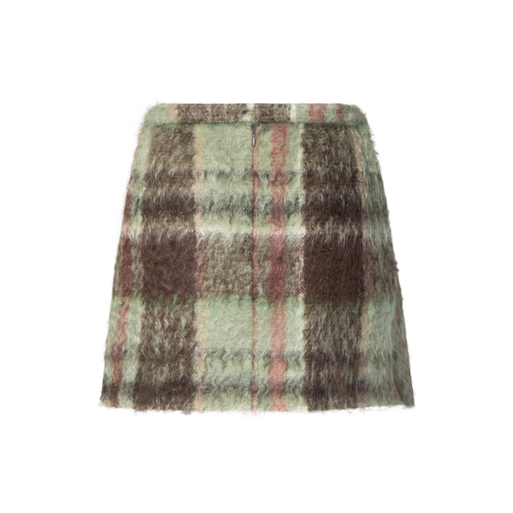 Mirror Charm Tartan Skirt