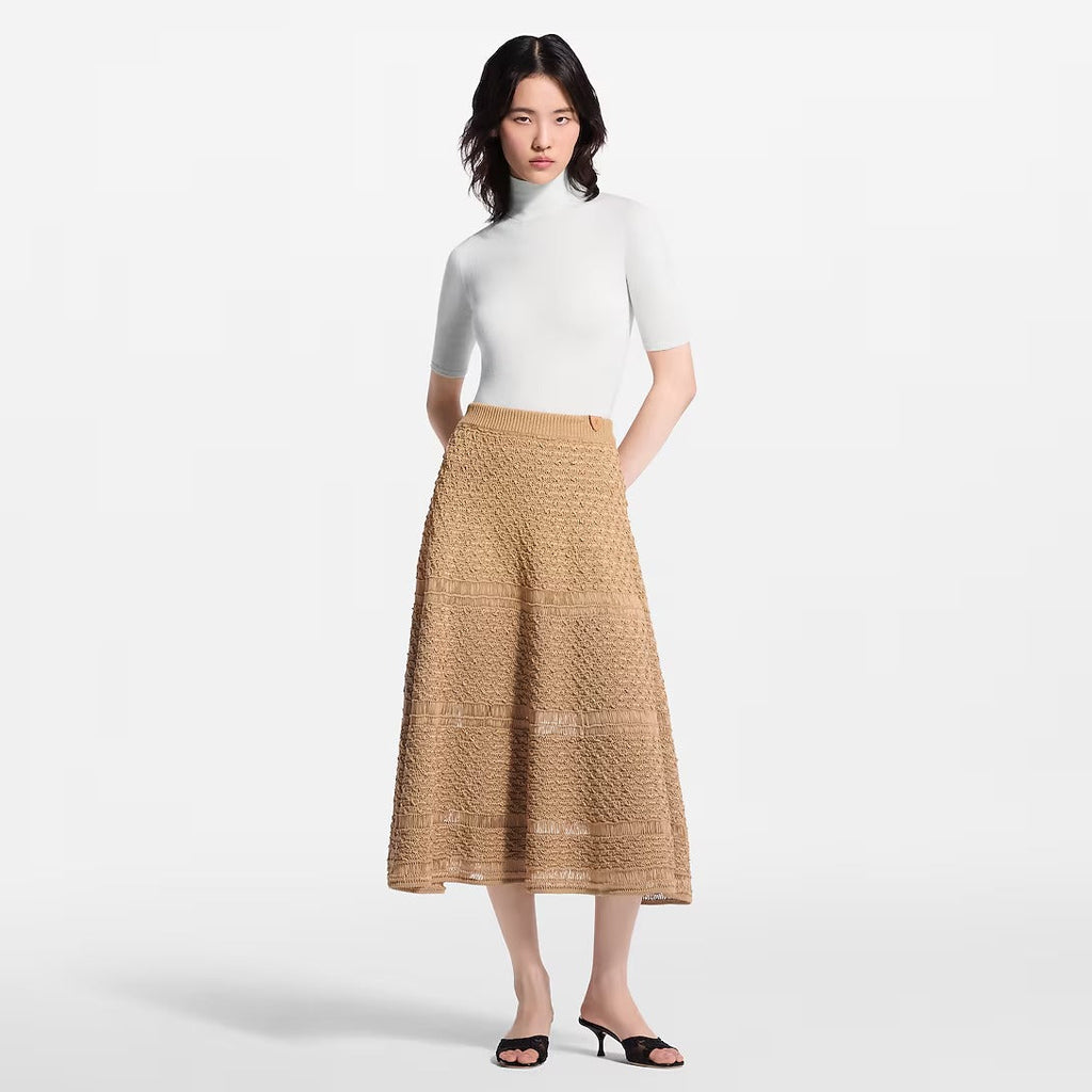 High Neck Knit Top