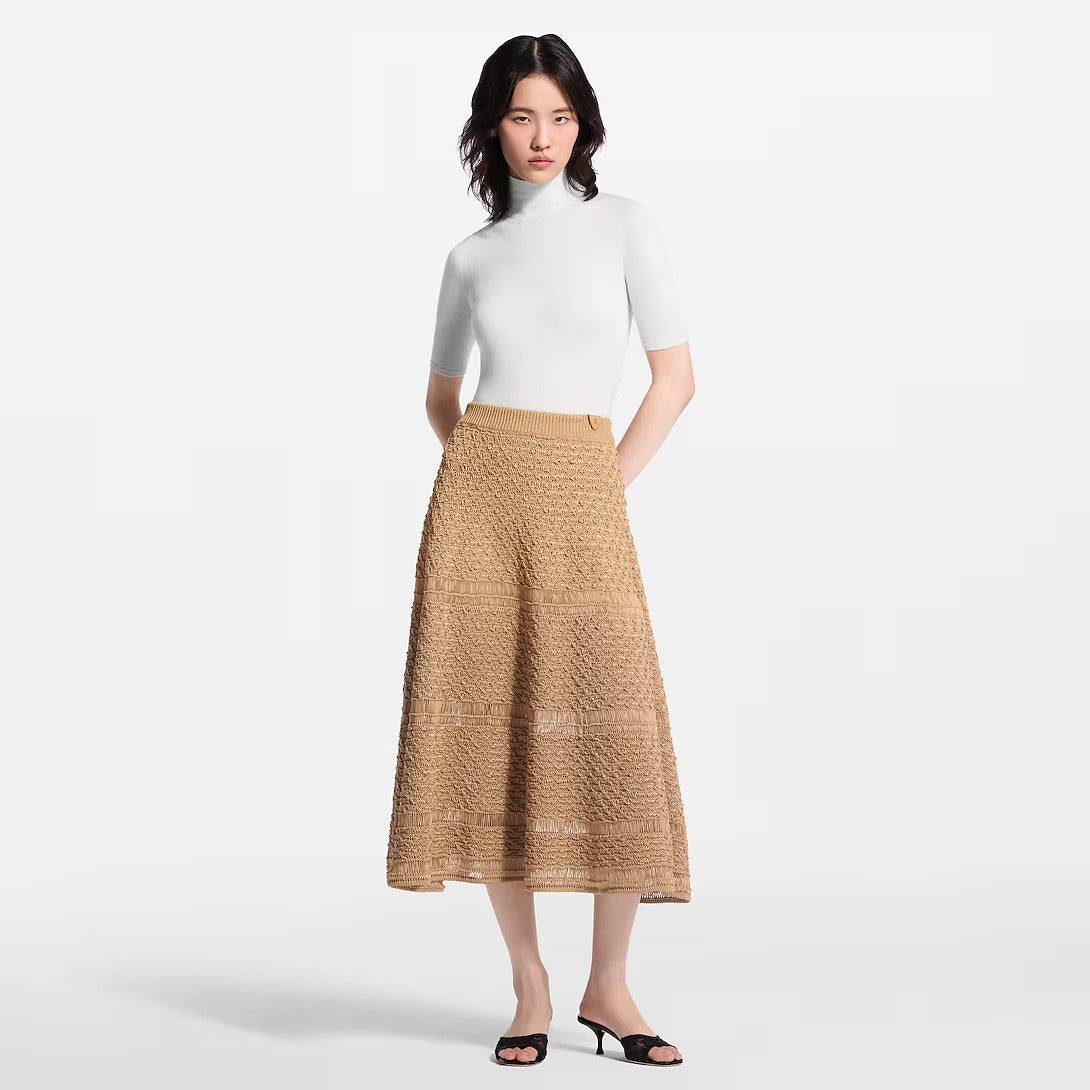 High Neck Knit Top