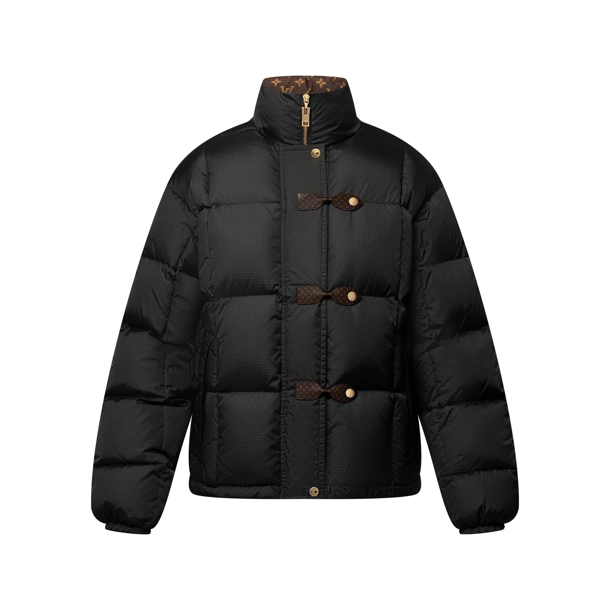 Monogram Accent Pillow Puffer Jacket
