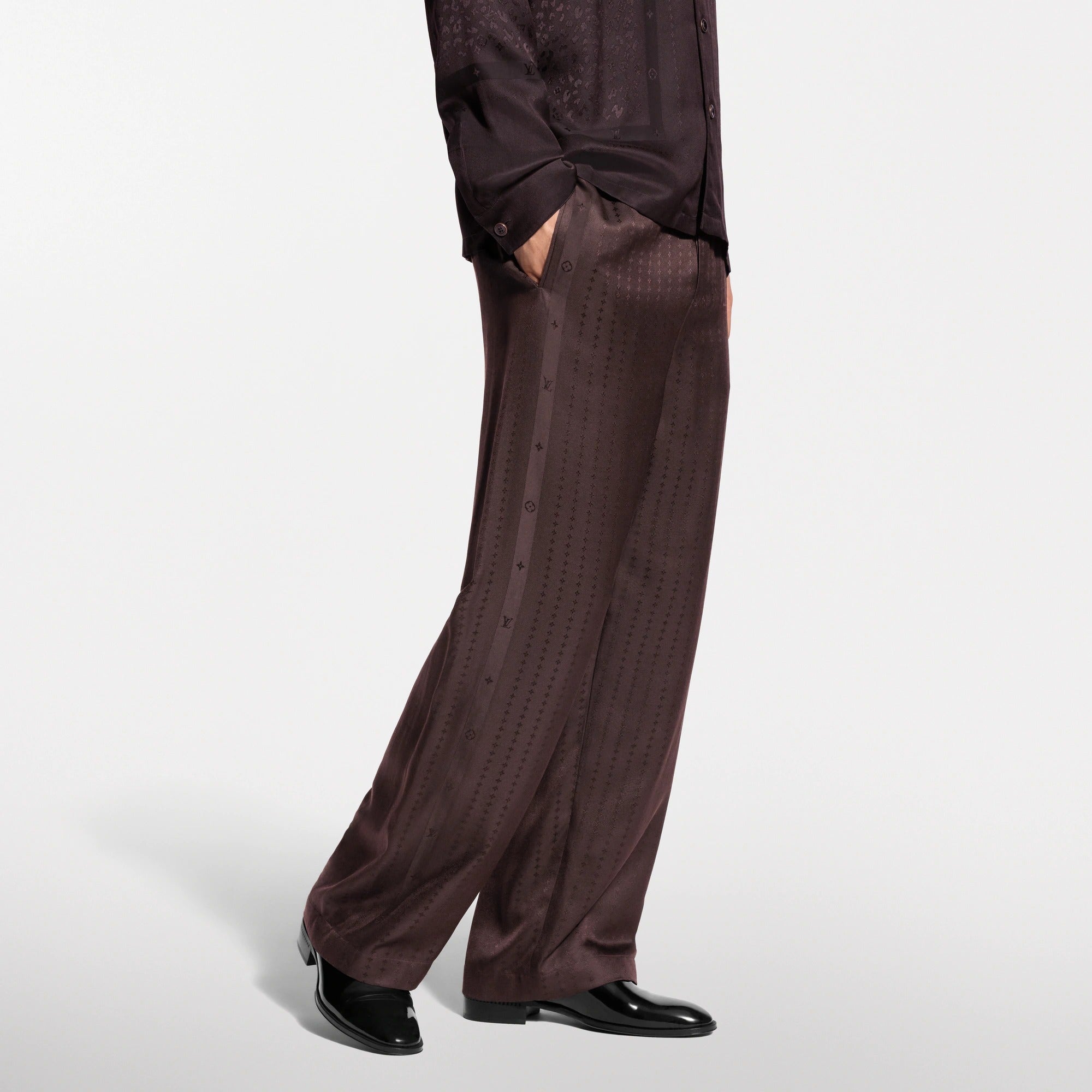 Scarf Silk Pajama Pants