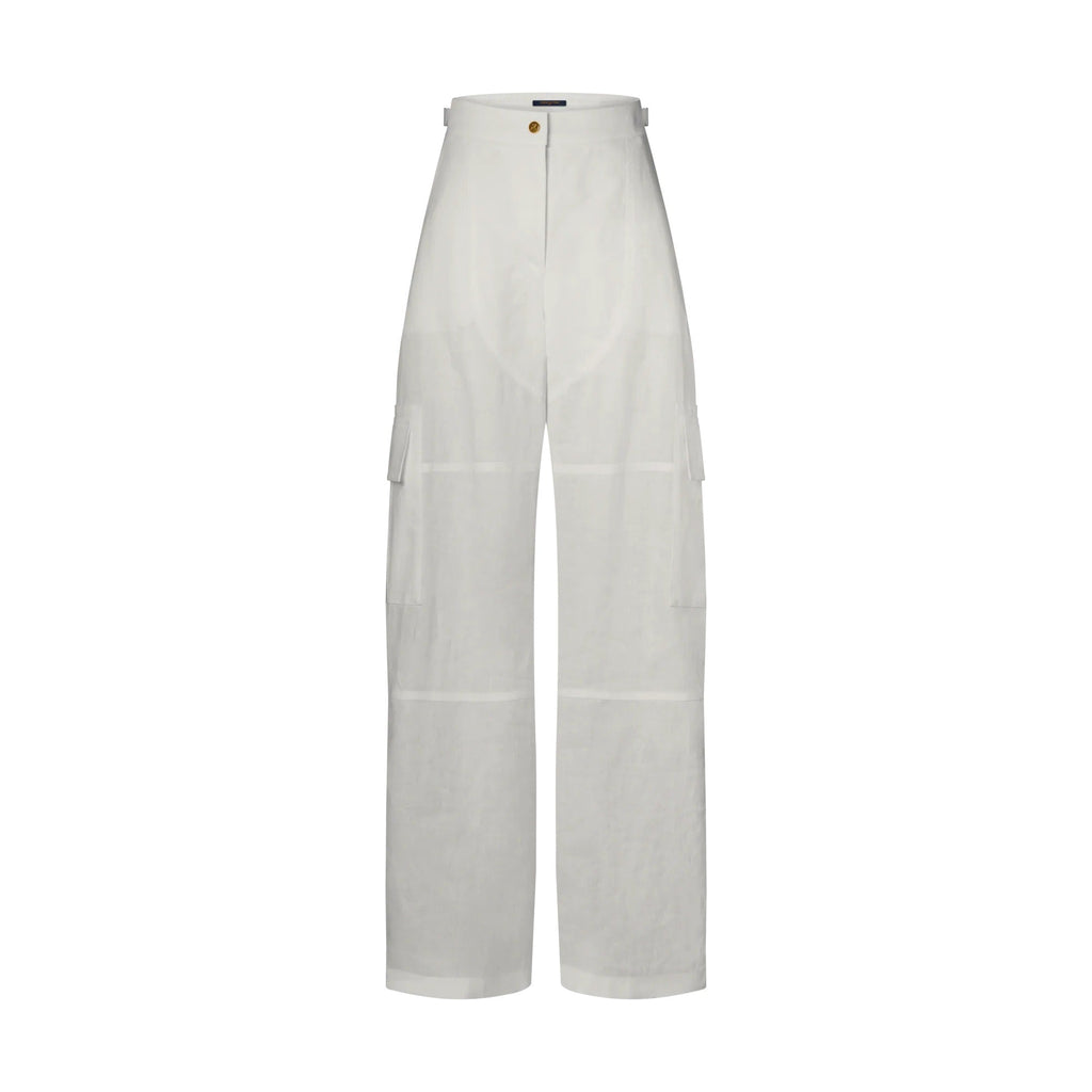 Linen Cargo Pants