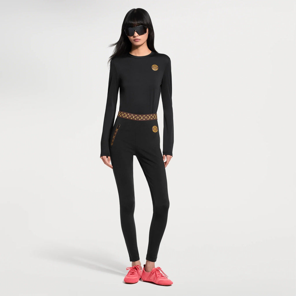 Monogram Accent Leggings