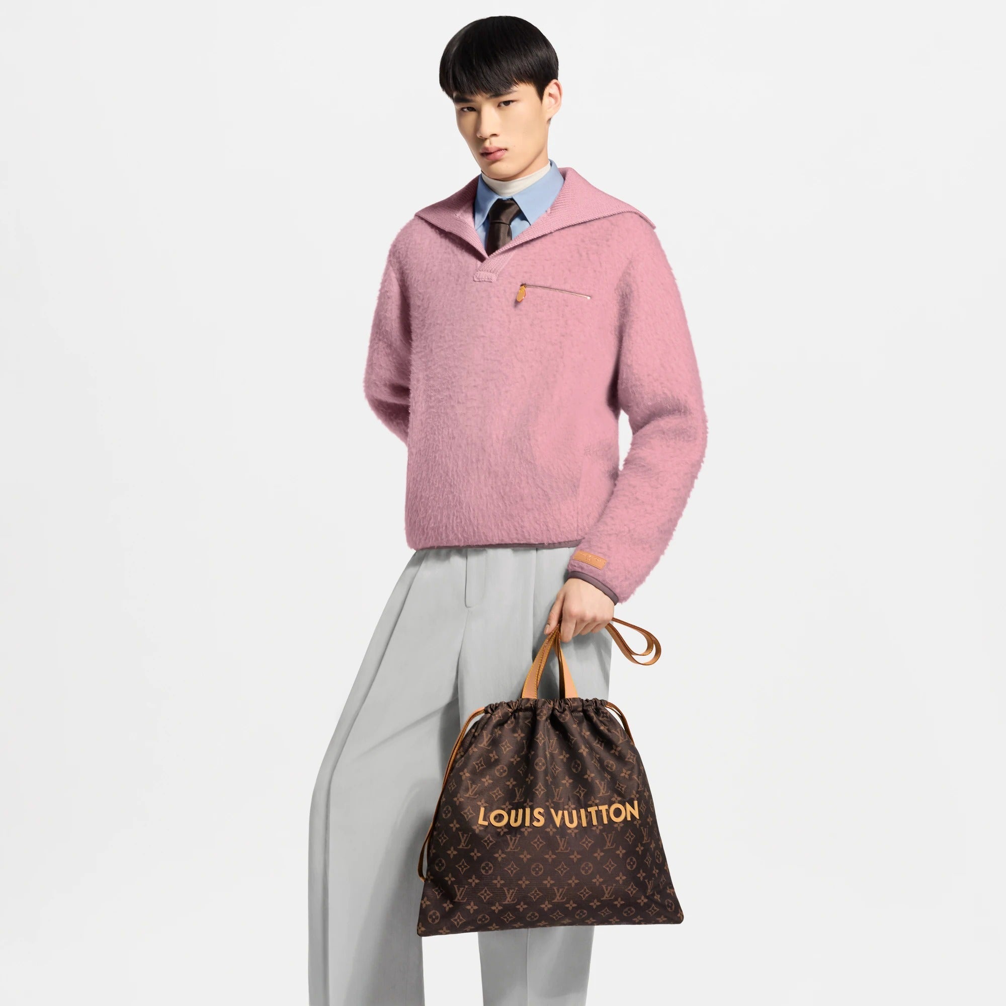 Dust Bag Tote Louis Vuitton Silk Tech