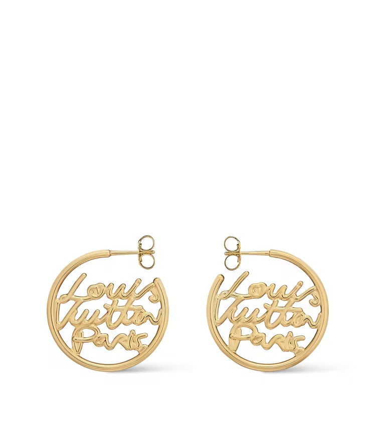 LV Script Hoops PM