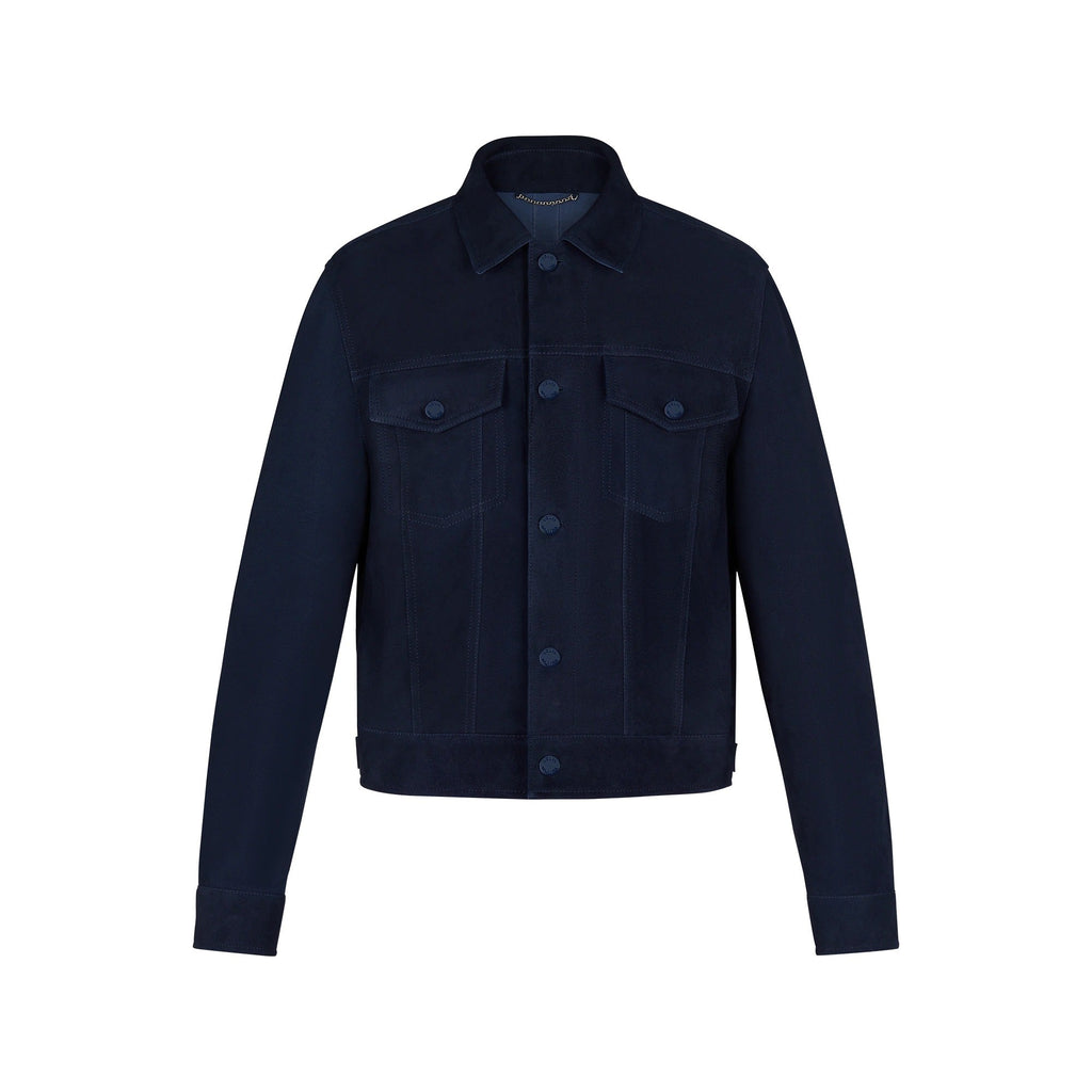 Suede Denim Jacket
