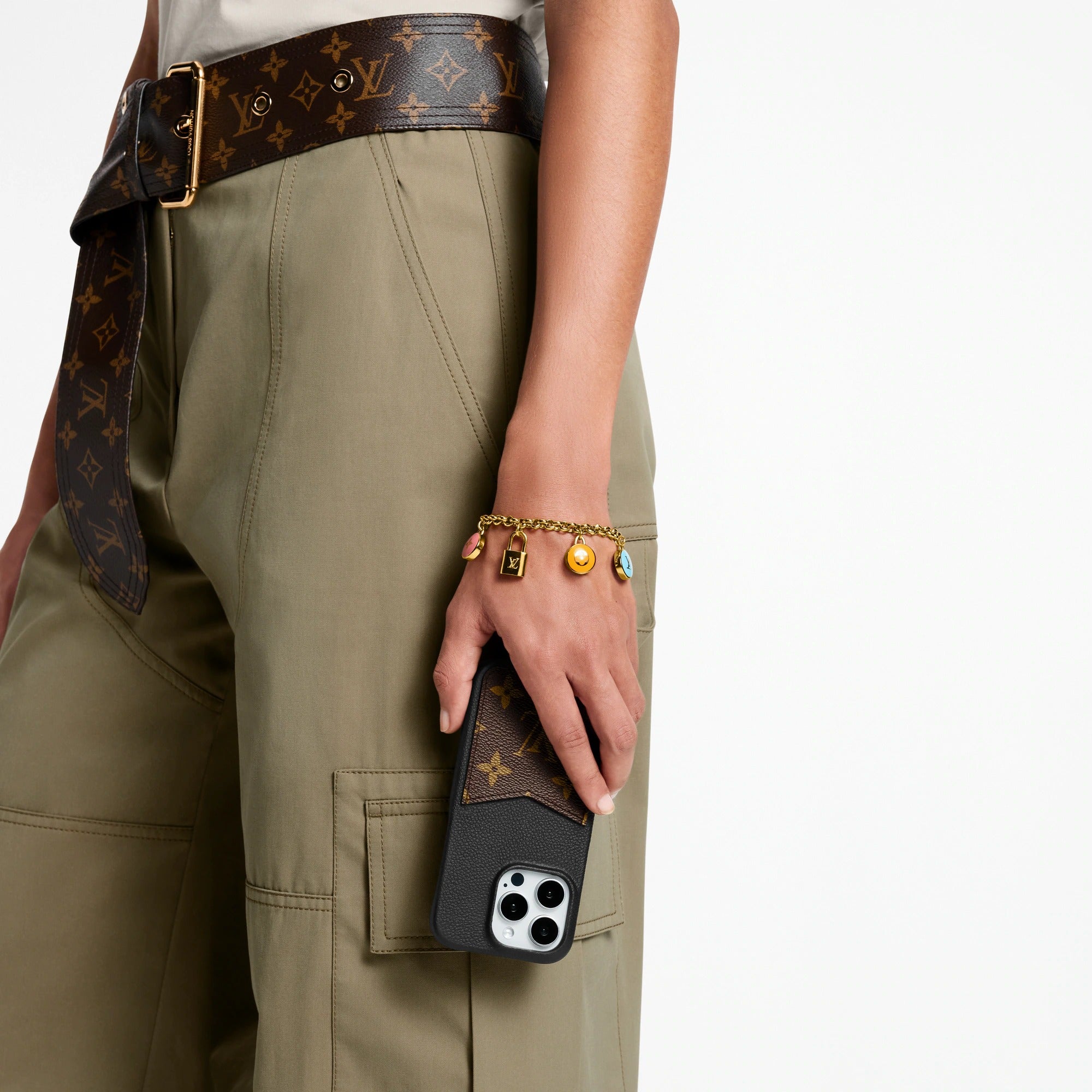 LV Confetti Chain Bag Charm