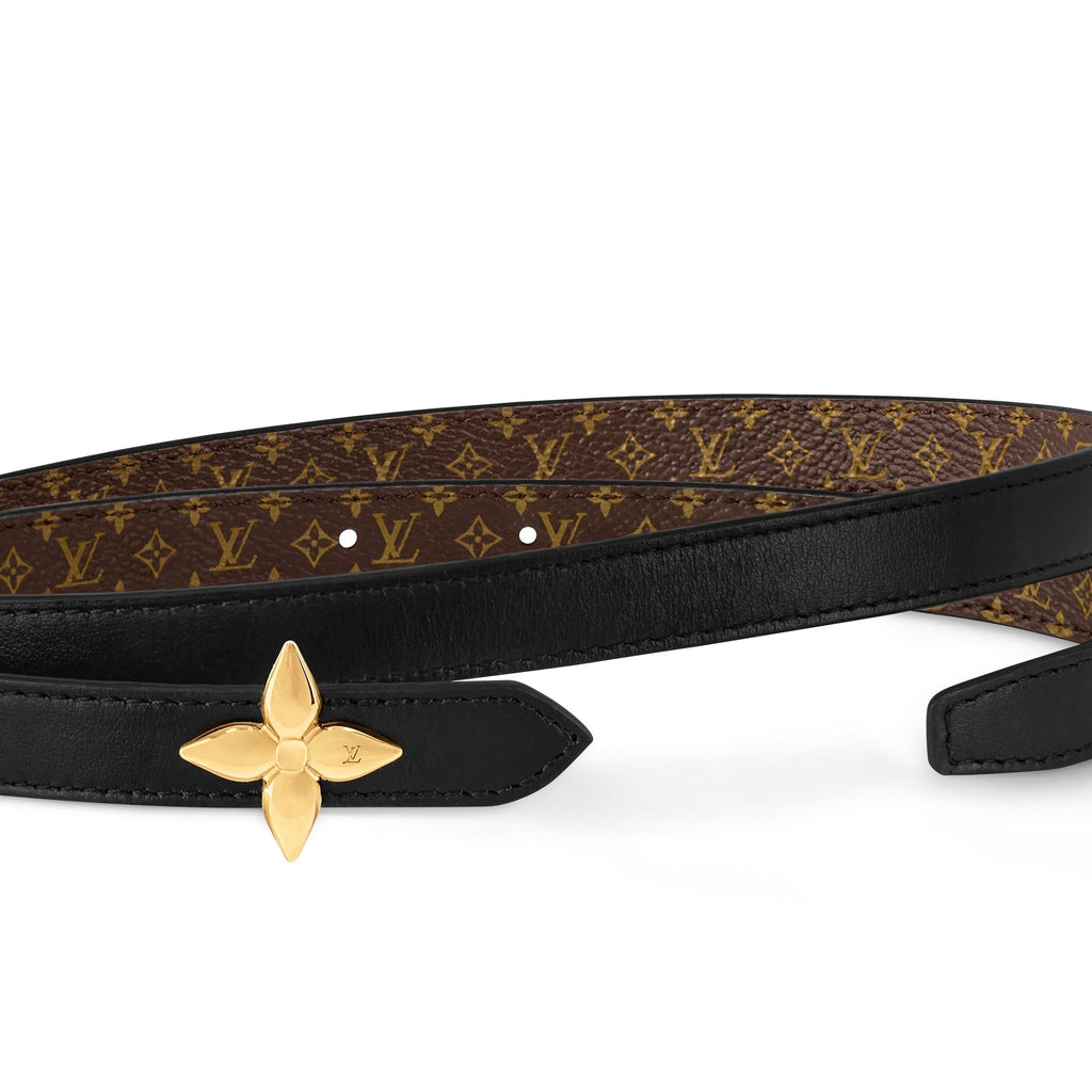 LV Mini Flowergram 15mm Reversible Belt