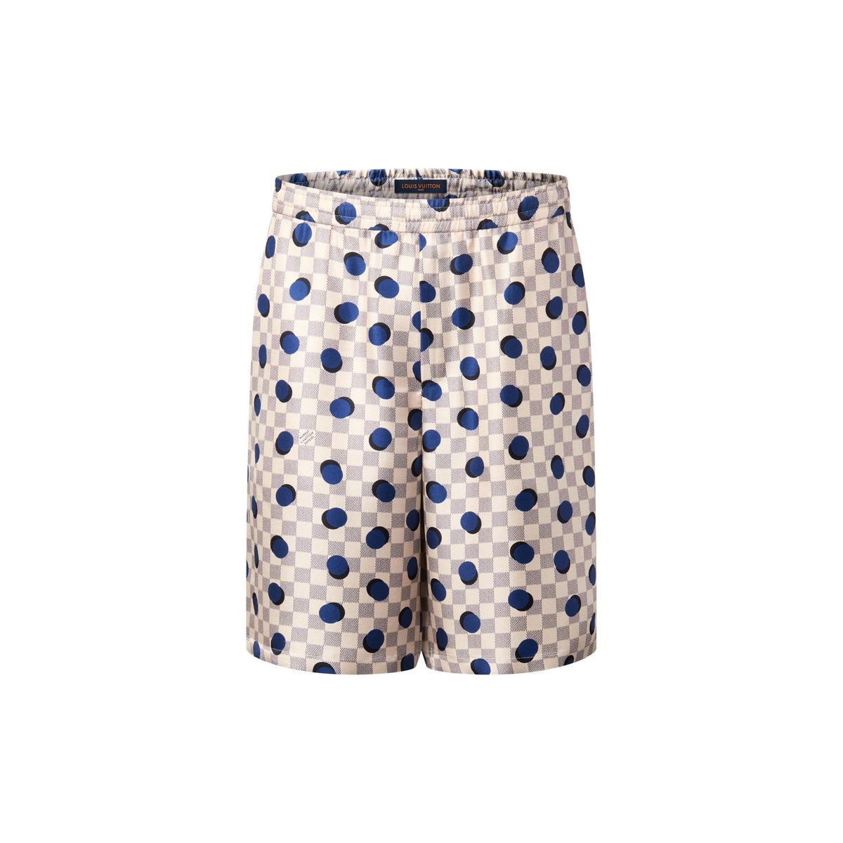 Damier Silk Shorts