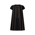 Monogram Accent Trapeze Dress