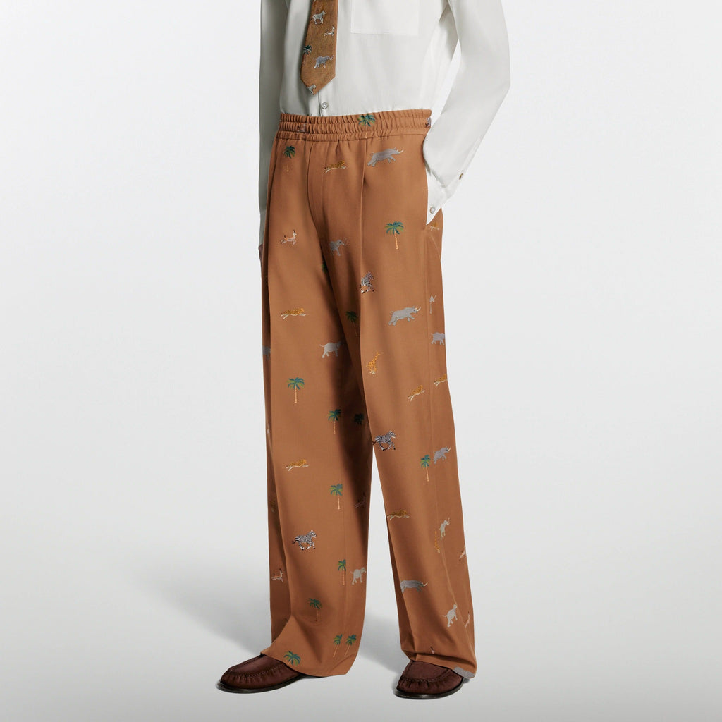 LV x The Darjeeling Limited Fil Coupe Drawstring Pants